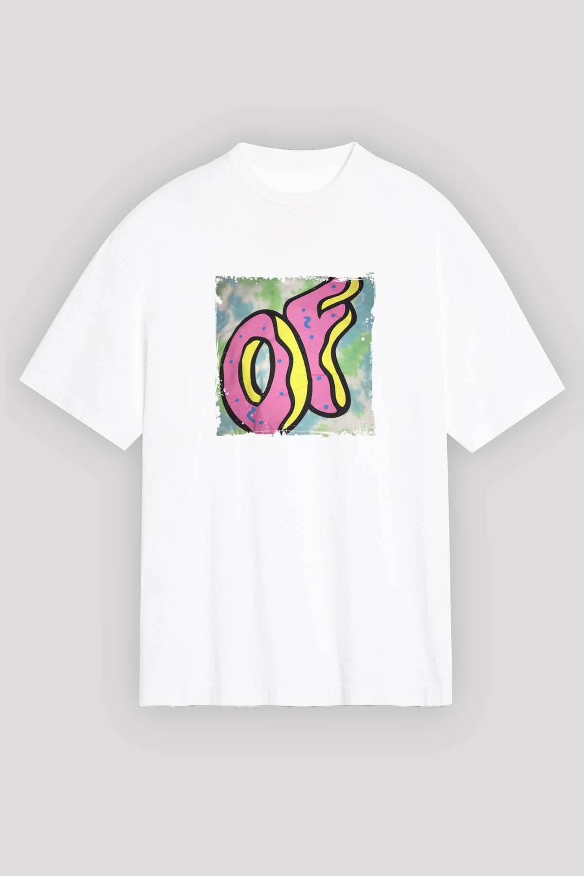 Odd Future Baskılı Unisex Beyaz Tişört