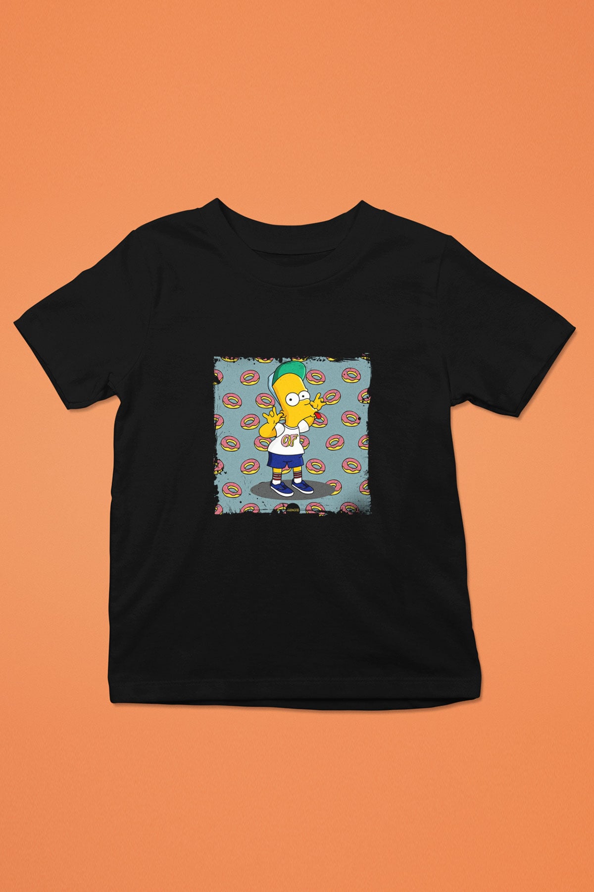 Odd Future Baskılı Unisex Siyah Çocuk Tişört
