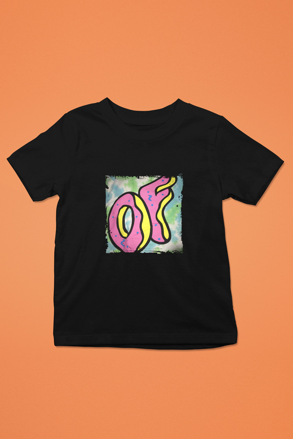 Odd Future Baskılı Unisex Siyah Çocuk Tişört