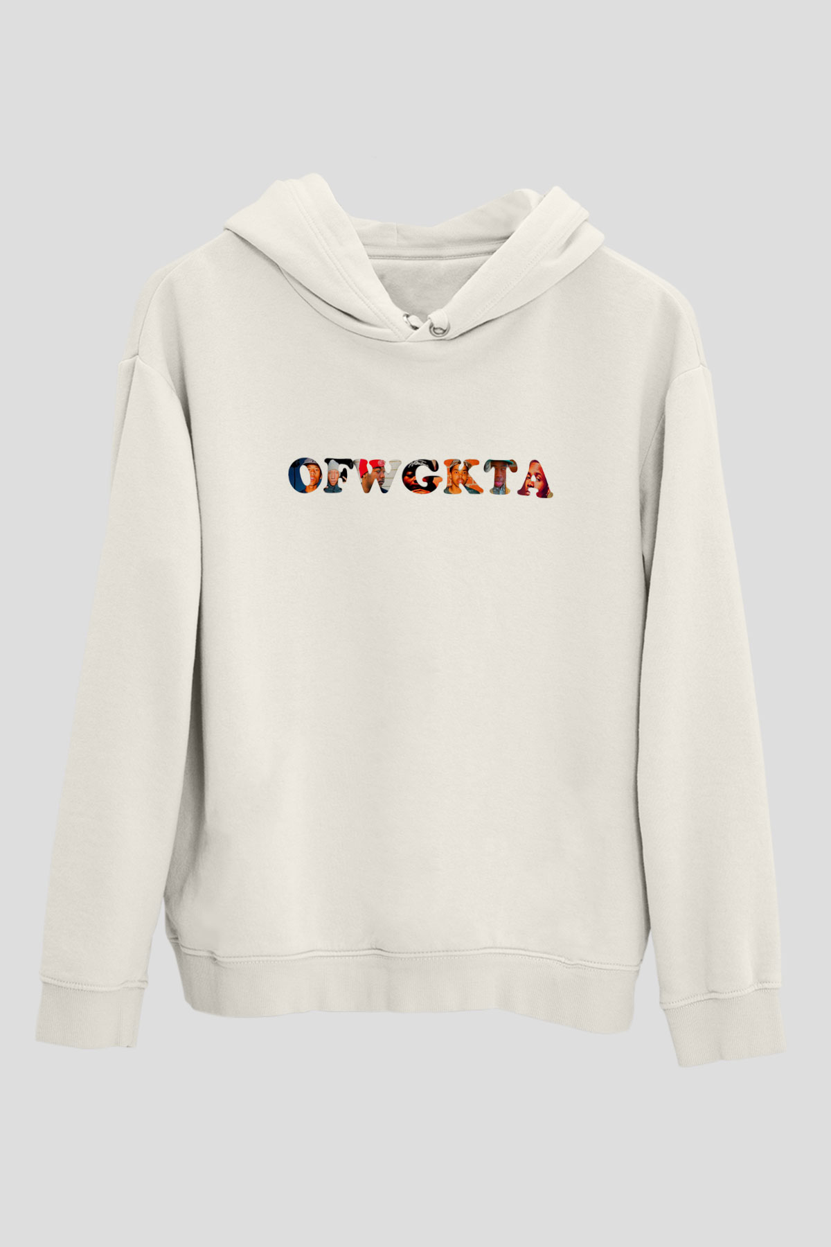 Odd Future Beyaz Unisex Kapşonlu Sweatshirt