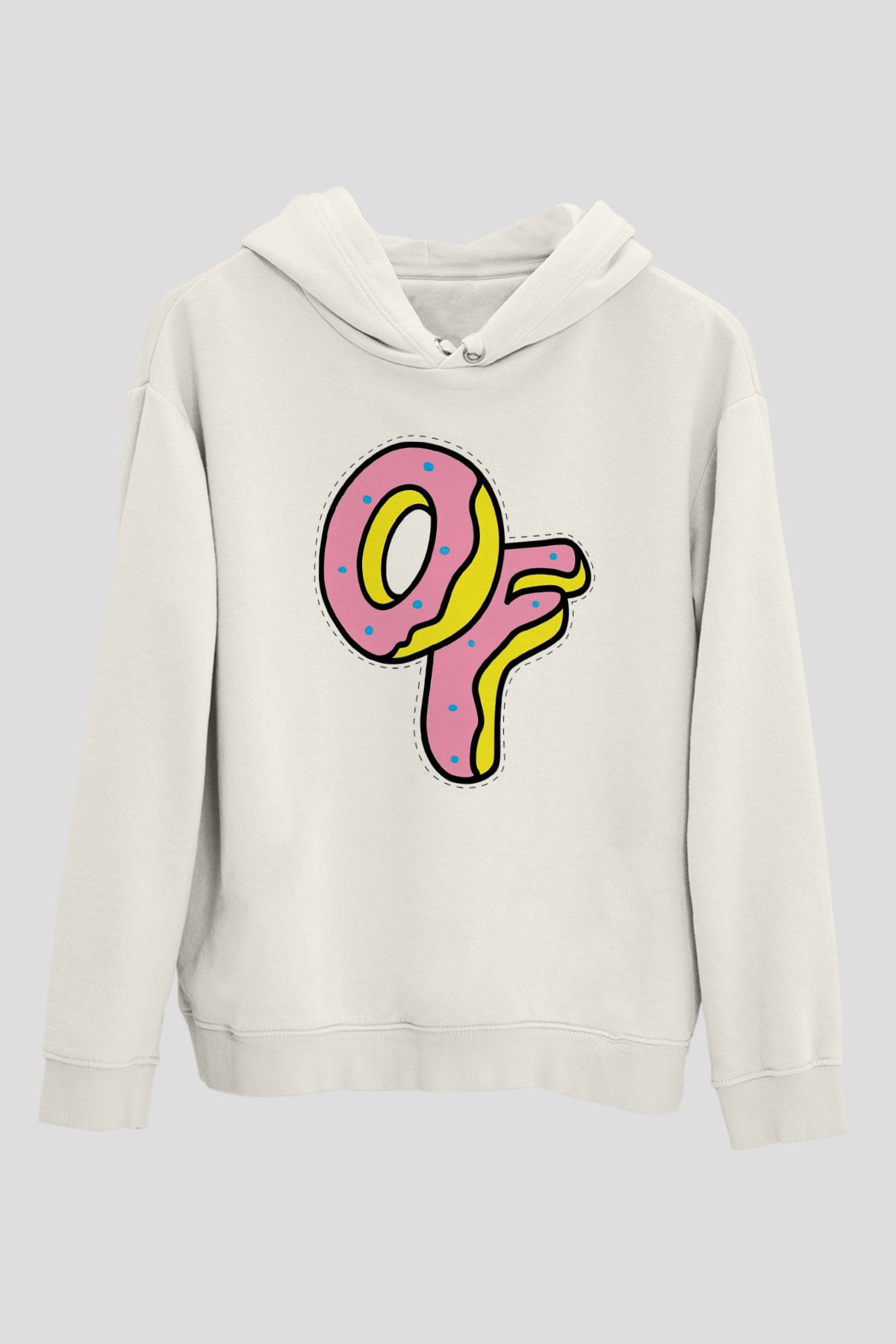 Odd Future Beyaz Unisex Kapüşonlu Sweatshirt