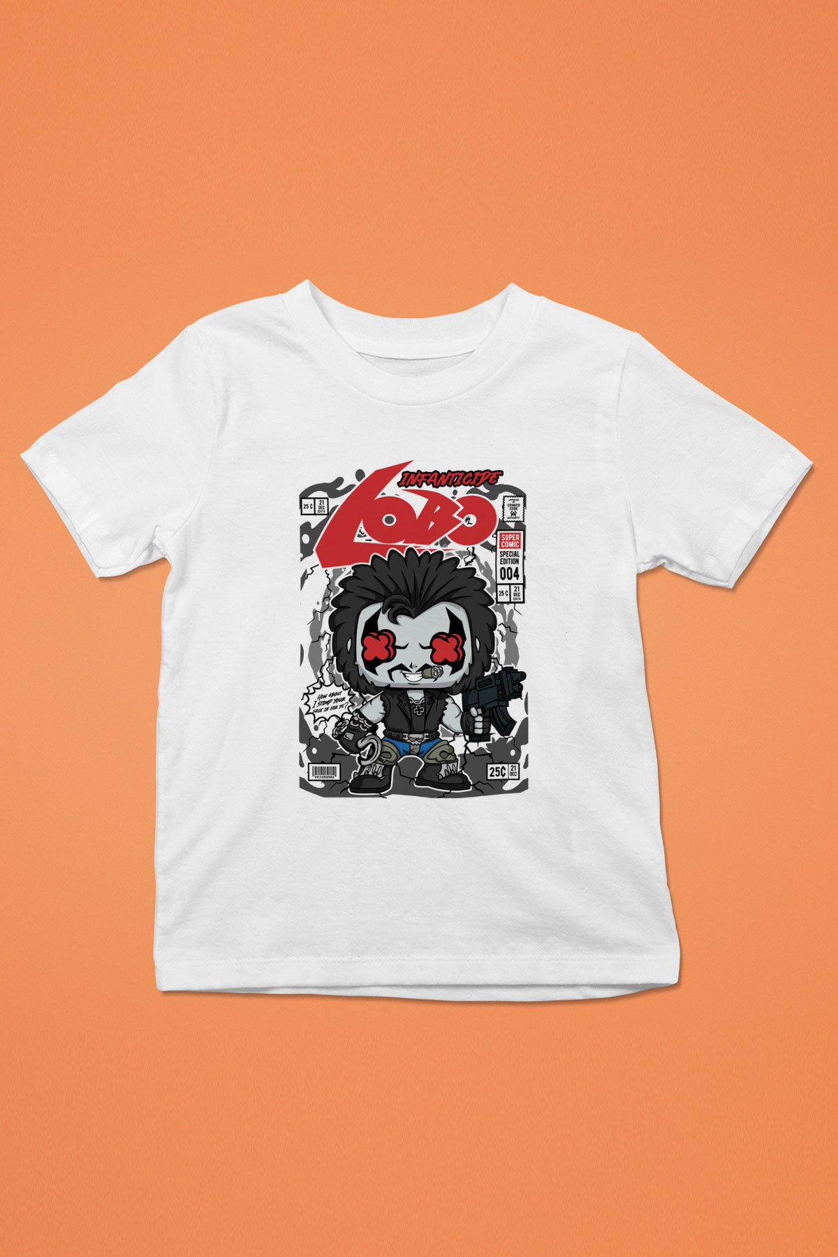 Ödül Avcısı Baskılı Unisex Beyaz Çocuk Tişört