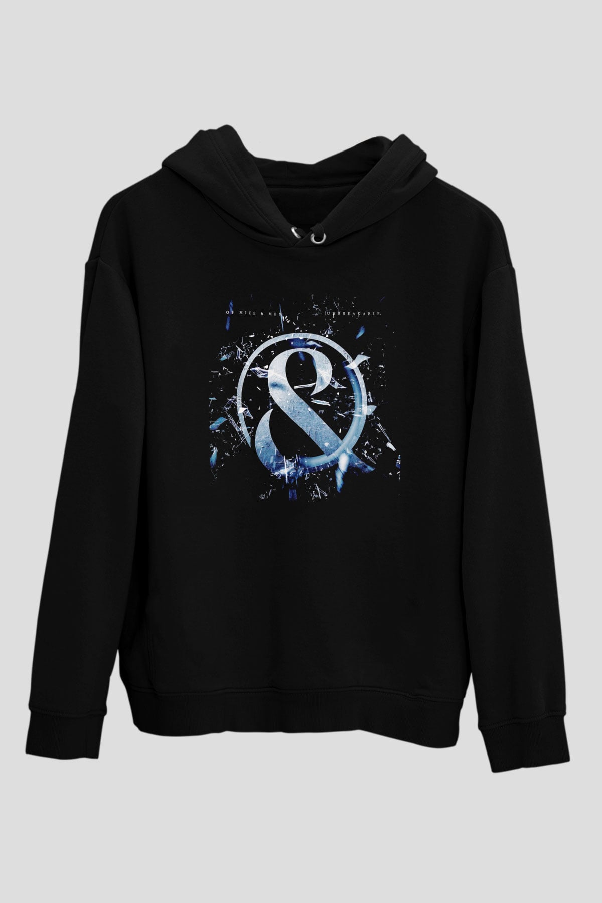Of Mice and Men Siyah Unisex Kapüşonlu Sweatshirt