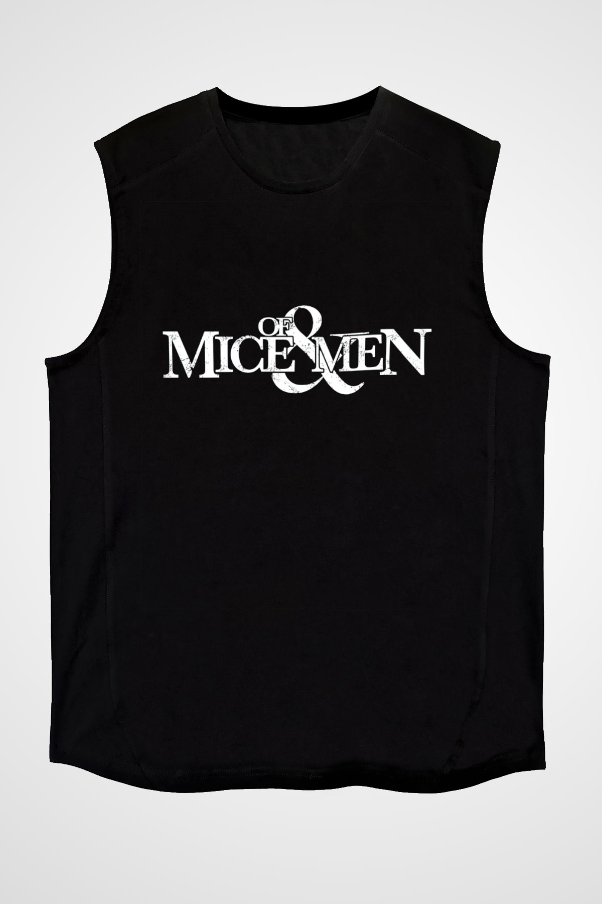 Of Mice and Men Siyah Unisex Kolsuz Tişört
