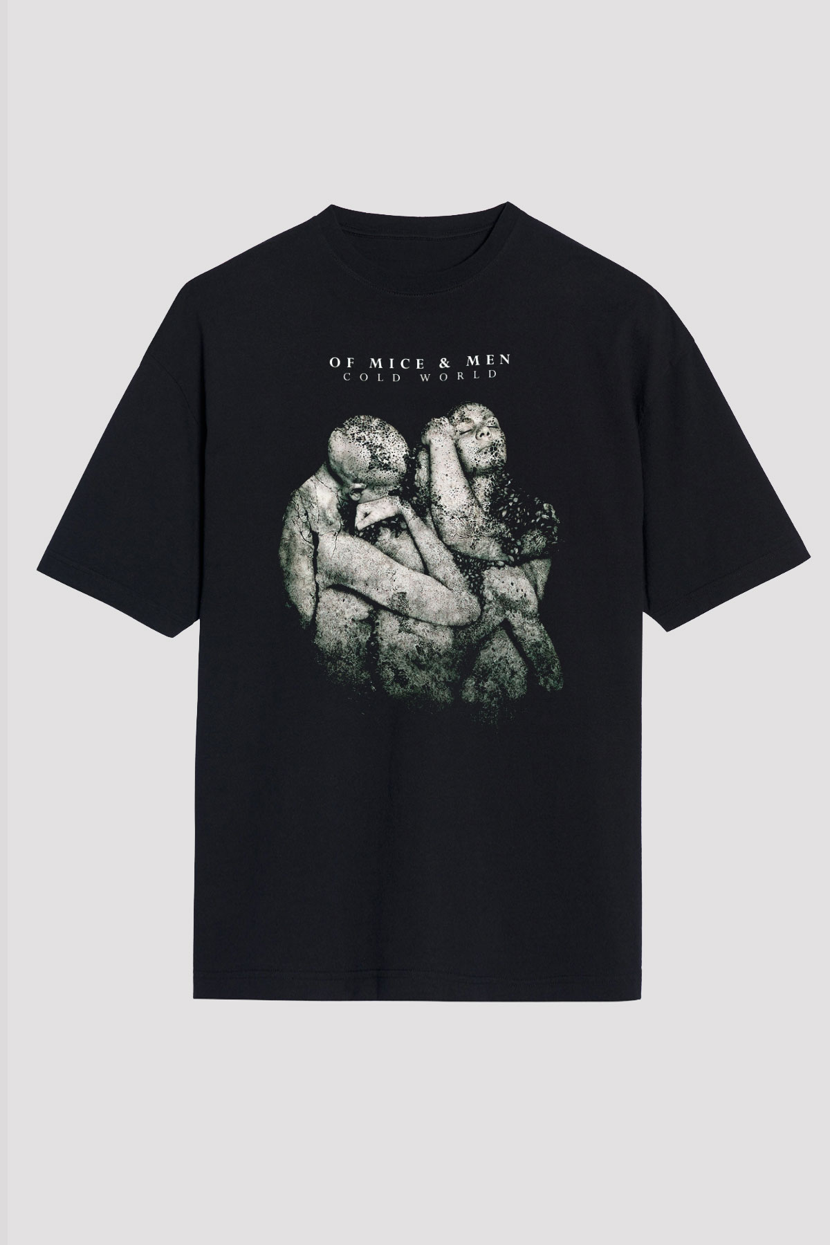 Of Mice and Men Siyah Unisex Oversize Tişört T-Shirt