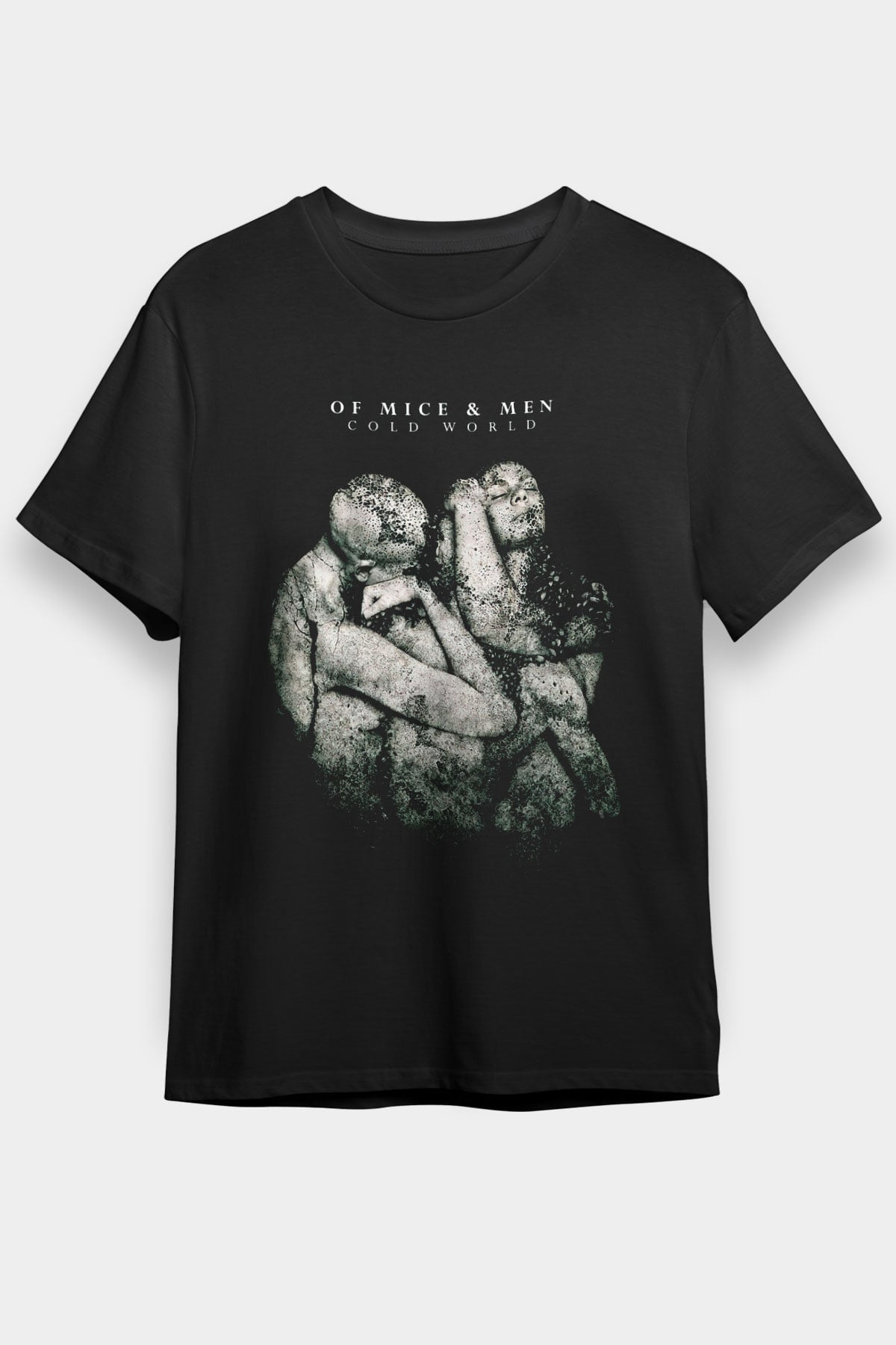 Of Mice and Men Siyah Unisex Tişört T-Shirt - TişörtFabrikası