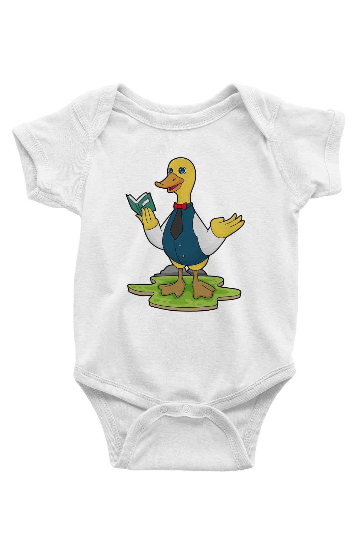 Öğretmen Beyaz Bebek Body - Zıbın