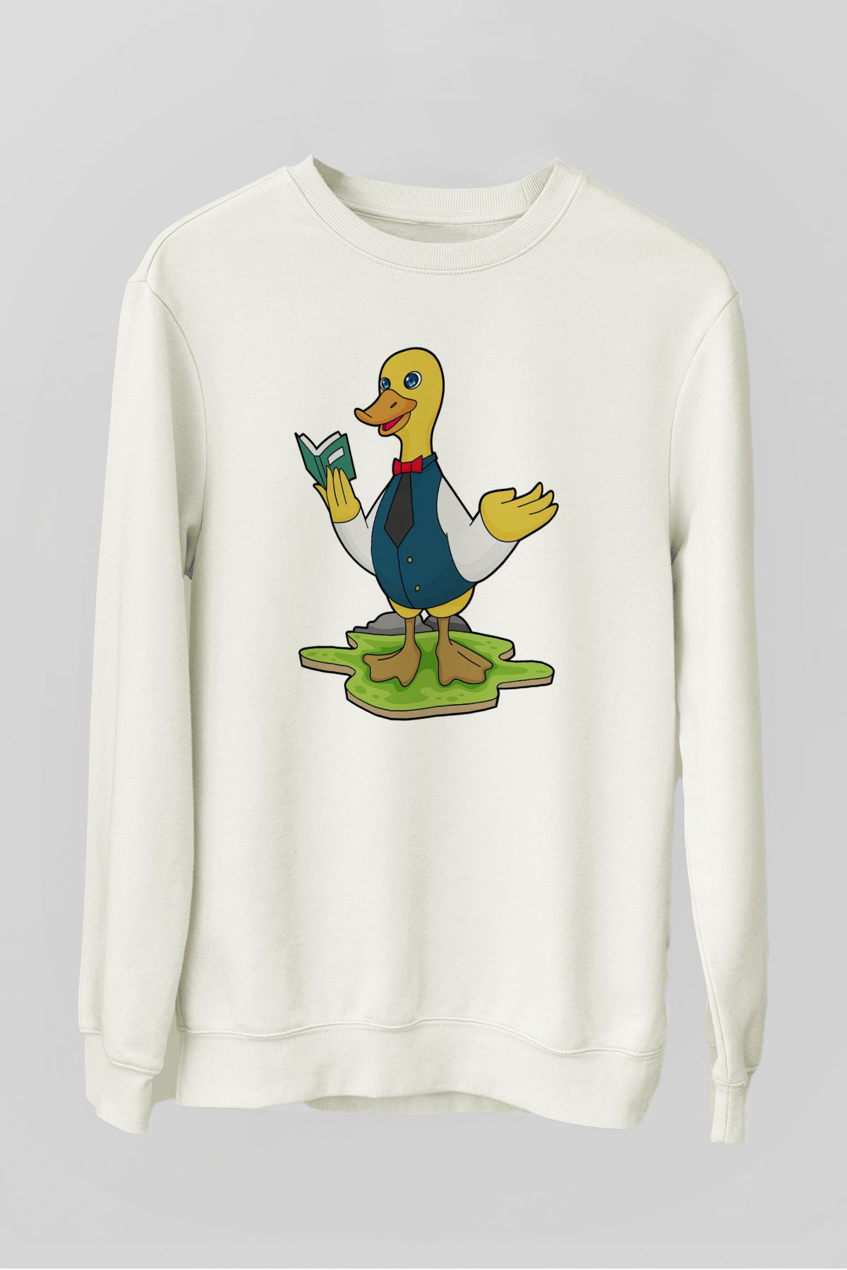 Öğretmen Beyaz Unisex Sweatshirt