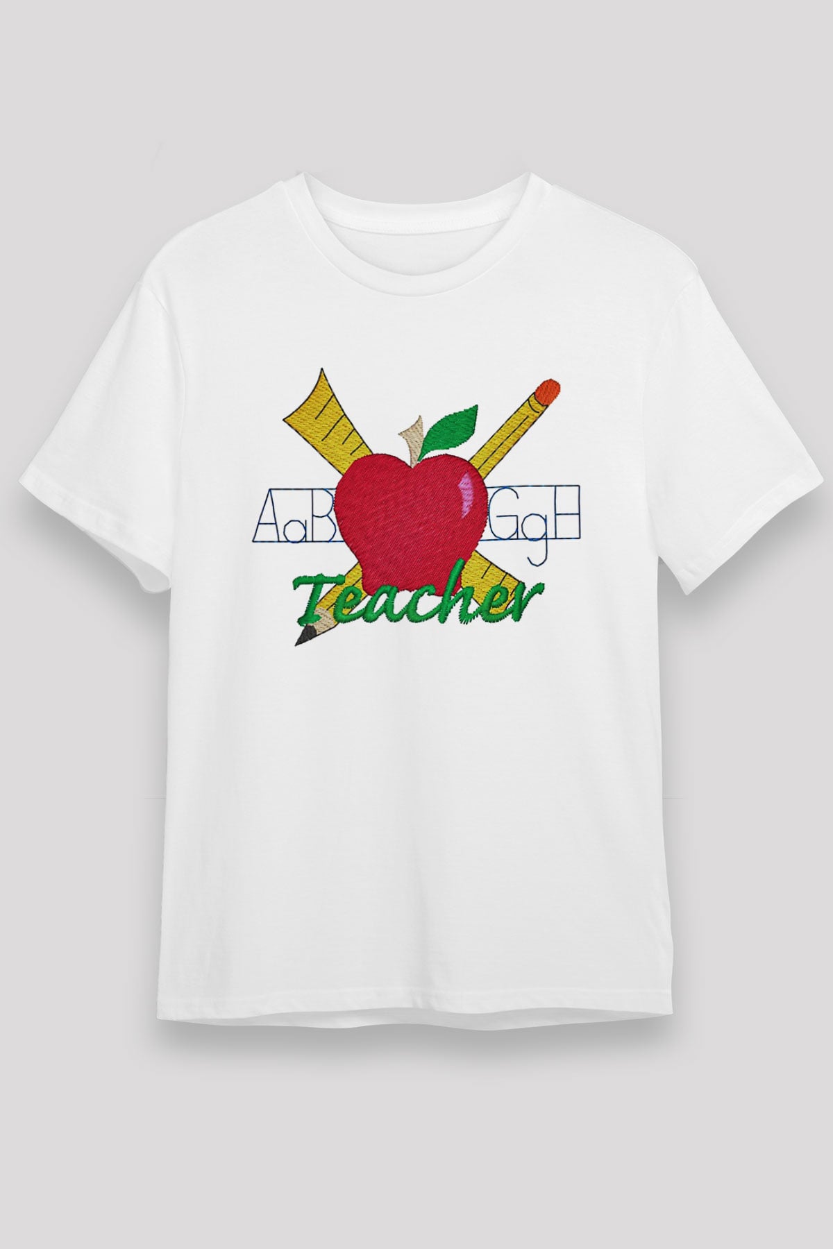 Öğretmen Beyaz Unisex Tişört T-Shirt - TişörtFabrikası