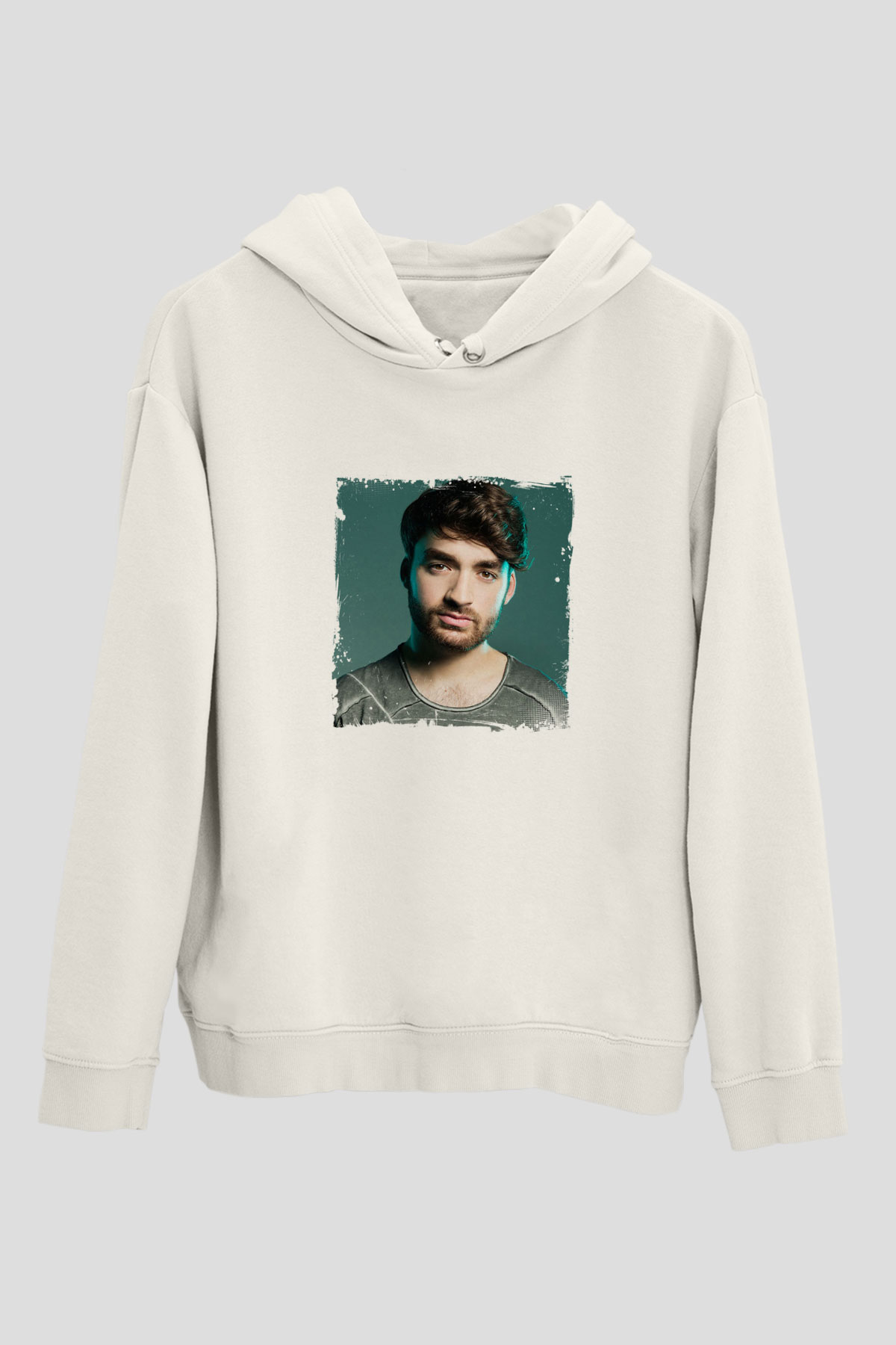Oliver HeldensBaskılı Beyaz Hoodie