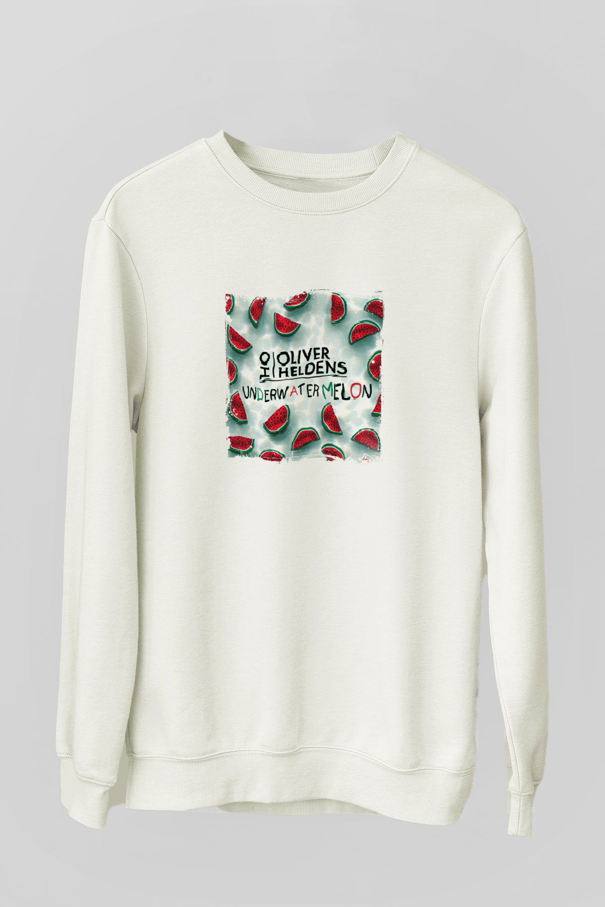 Oliver HeldensBaskılı Beyaz Sweatshirt