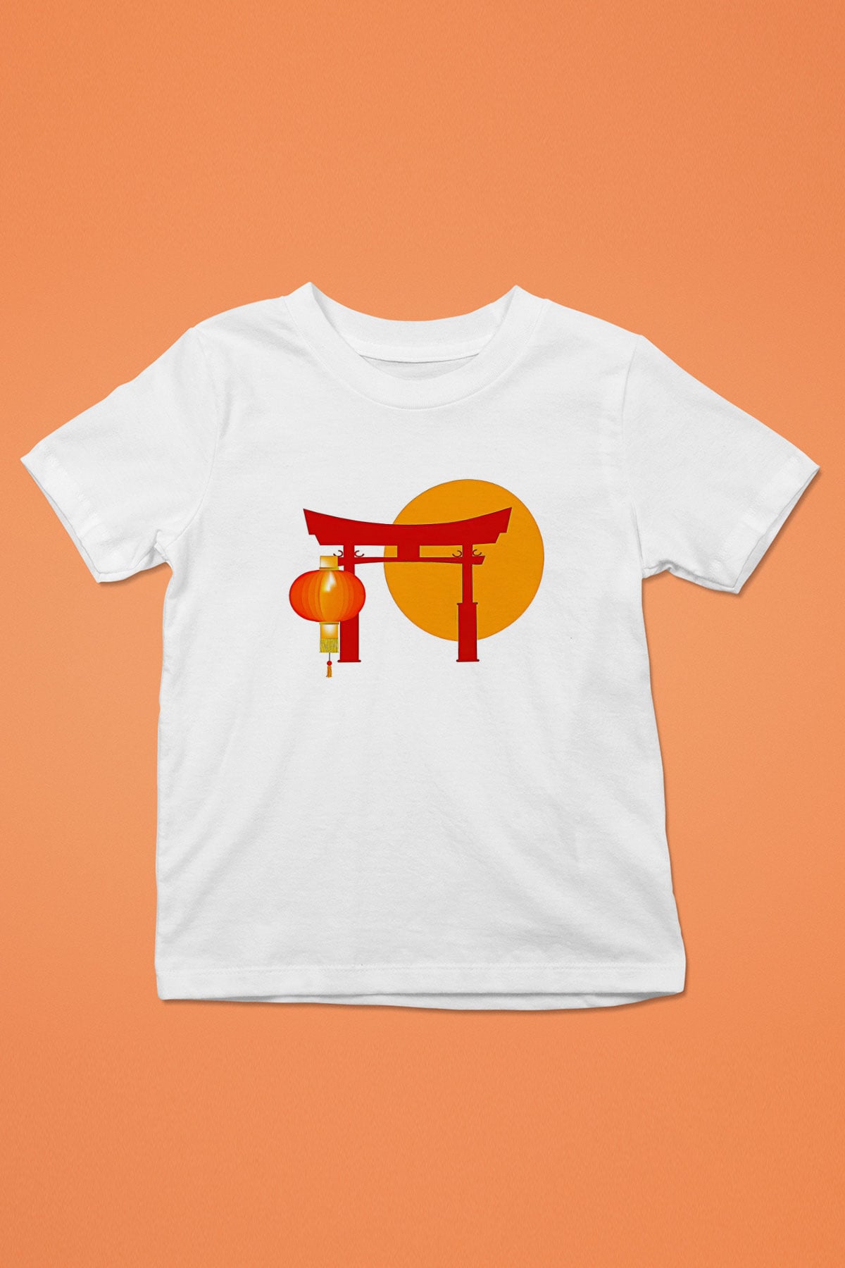 Om Baskılı Beyaz Unisex Beyaz Çocuk Tişört - Tshirt