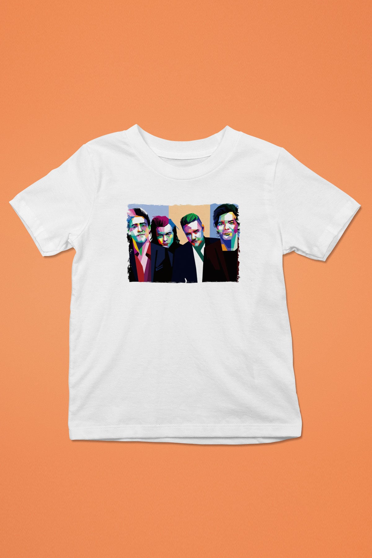 One Direction Beyaz Unisex Çocuk Tişört