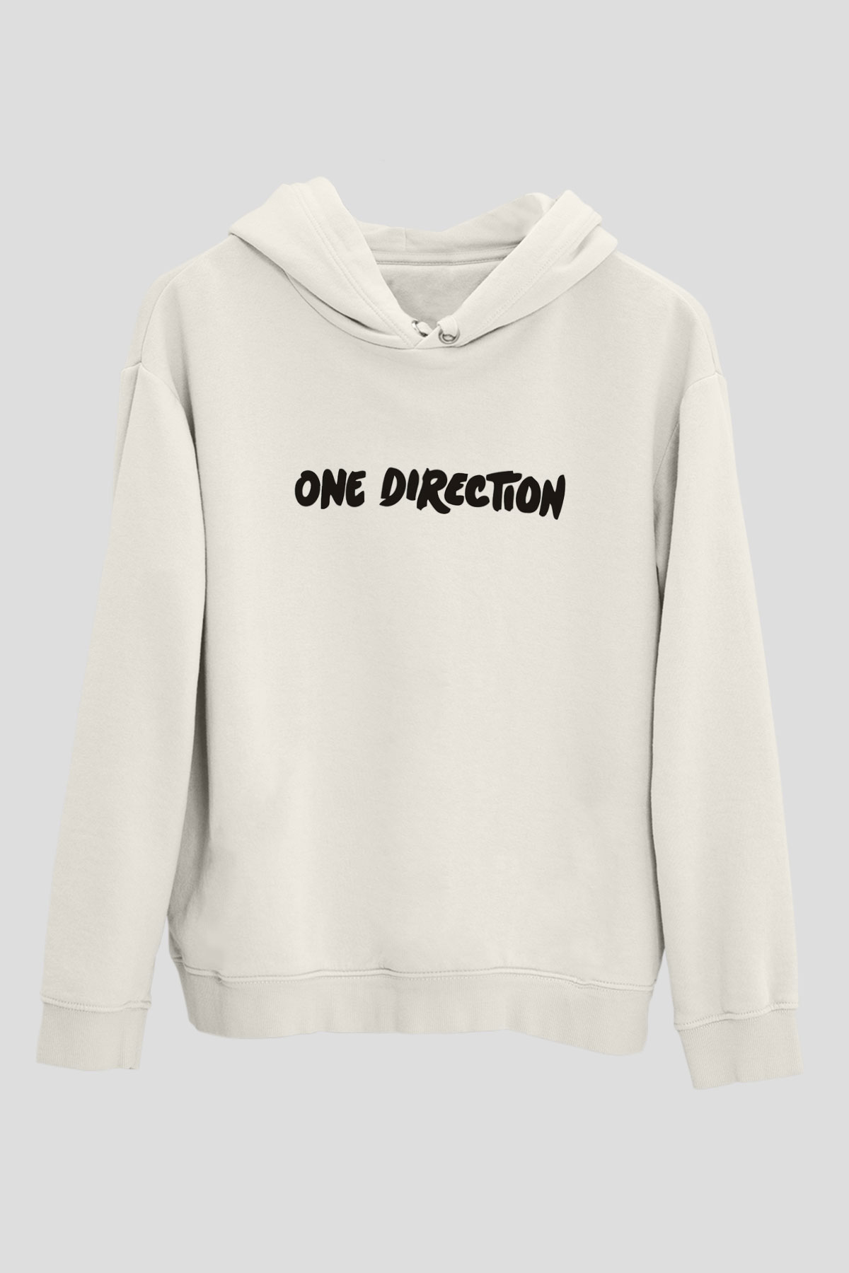 One Direction Beyaz Unisex Kapşonlu Sweatshirt