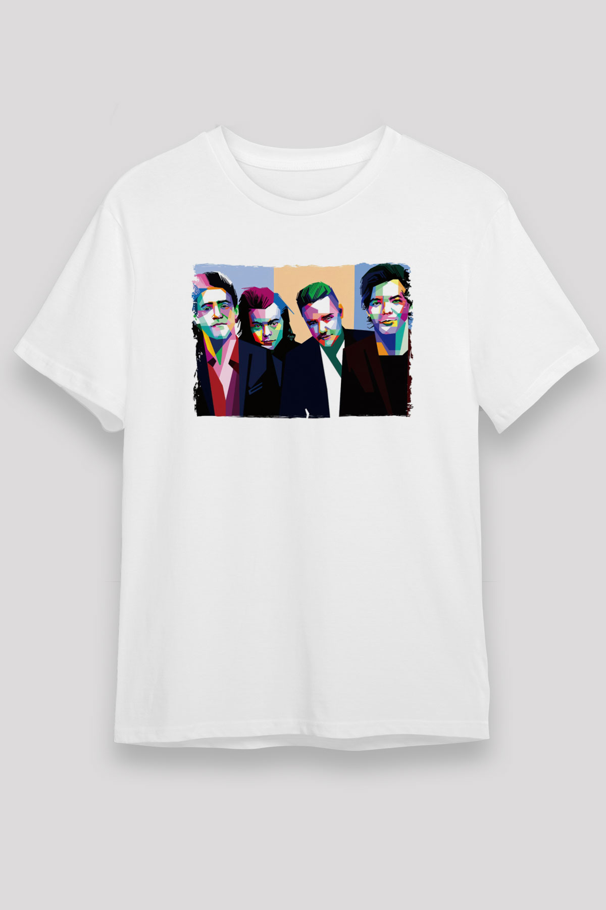 One Direction Beyaz Unisex Tişört T-Shirt - TişörtFabrikası