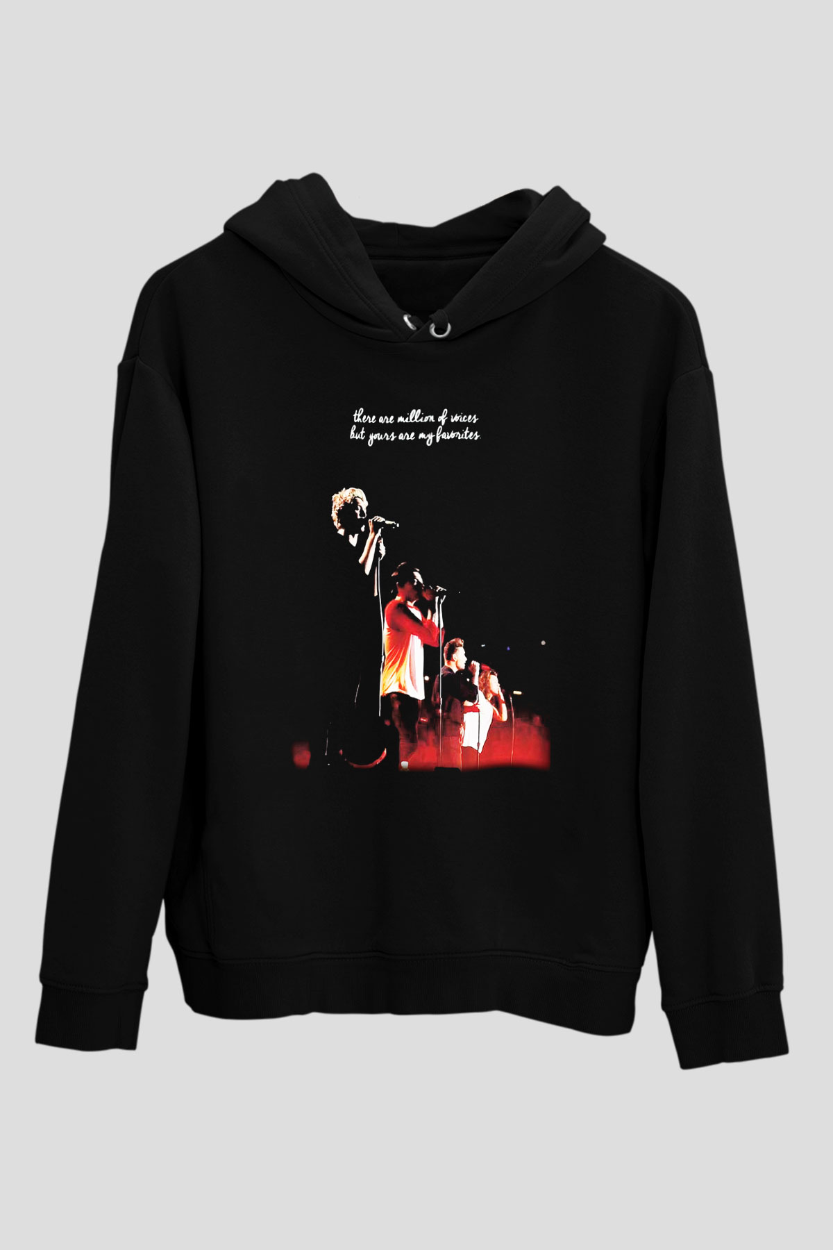 One Direction Siyah Unisex Hoodie