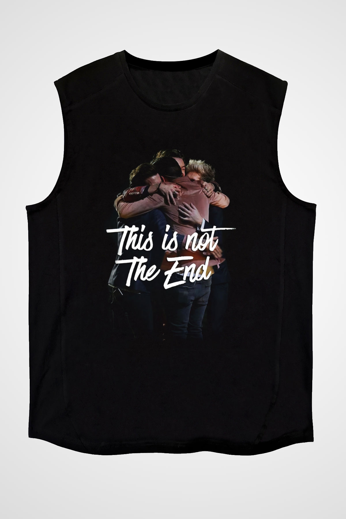 One Direction Siyah Unisex Kolsuz Tişört