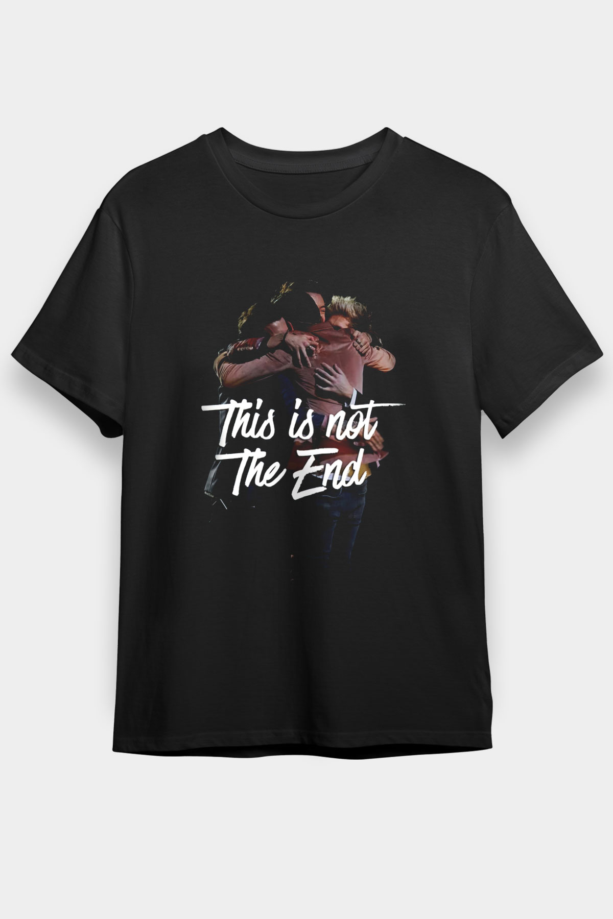 One Direction Siyah Unisex Tişört T-Shirt - TişörtFabrikası
