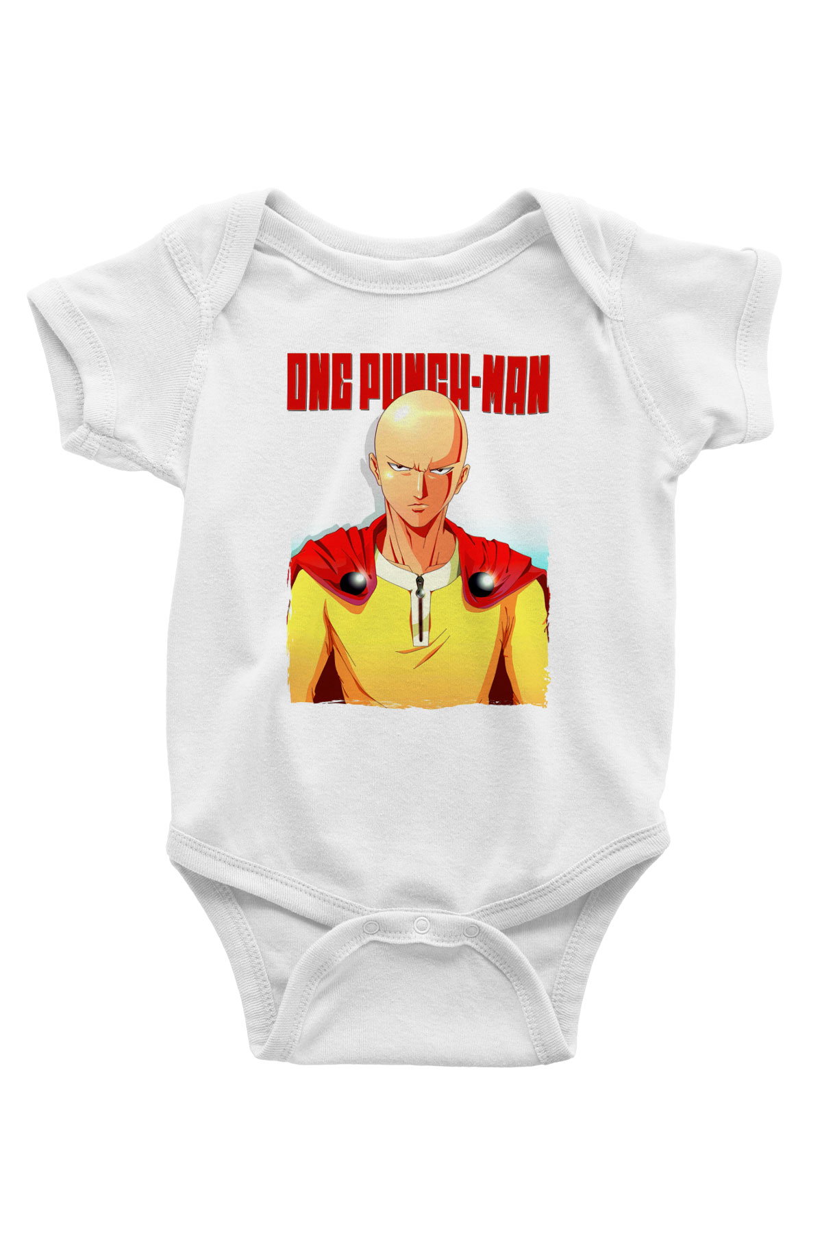 One Punch Man Beyaz Bebek Body - Zıbın