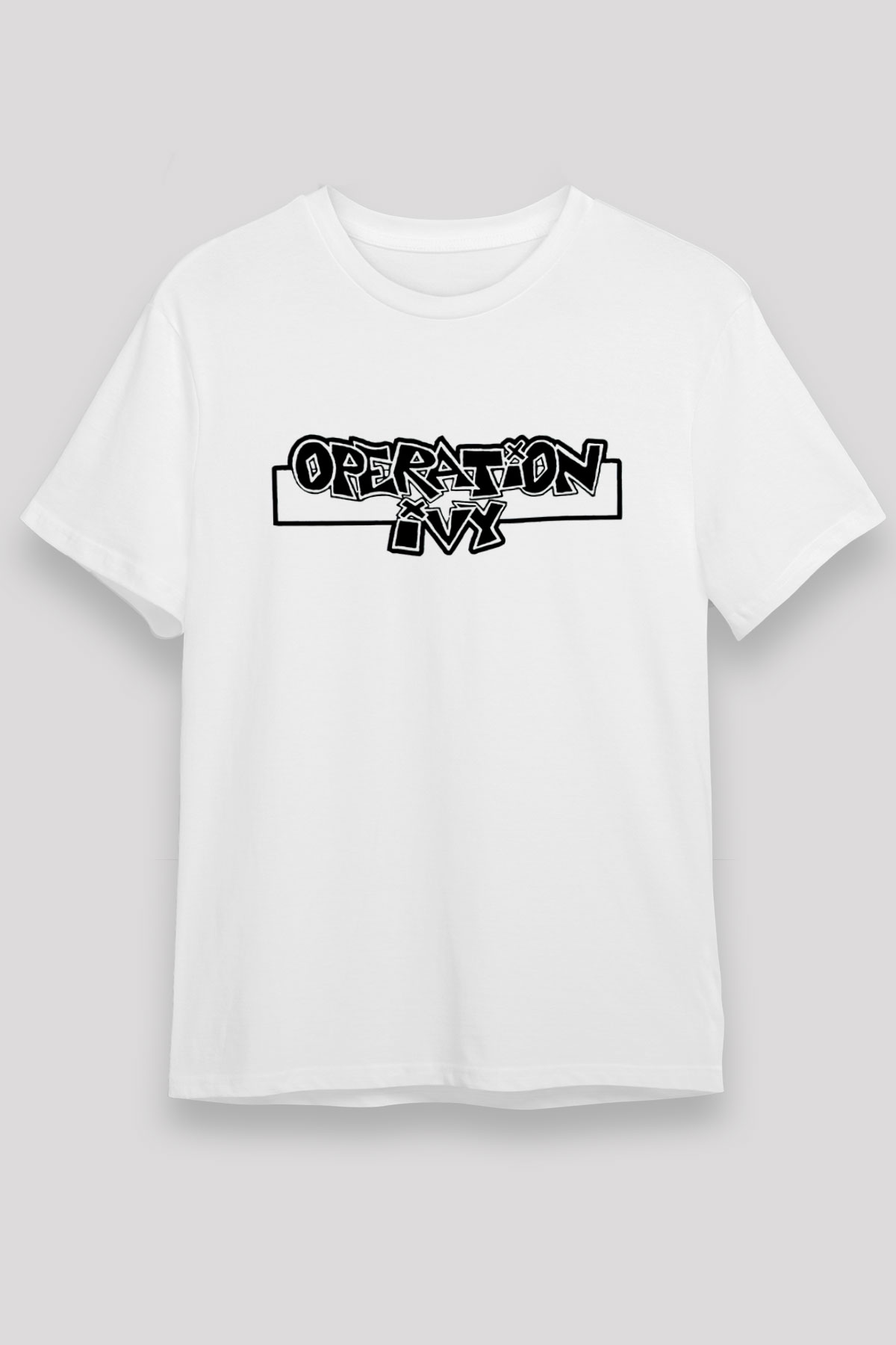 Operation Ivy Beyaz Unisex Tişört T-Shirt - TişörtFabrikası