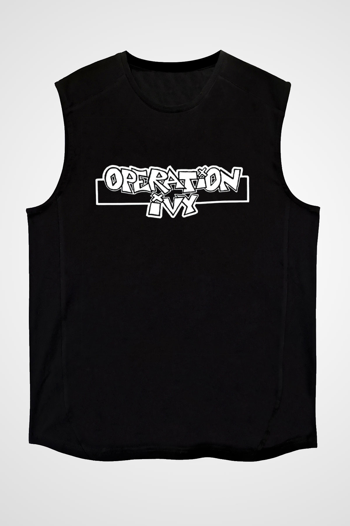 Operation Ivy Siyah Unisex Kolsuz Tişört