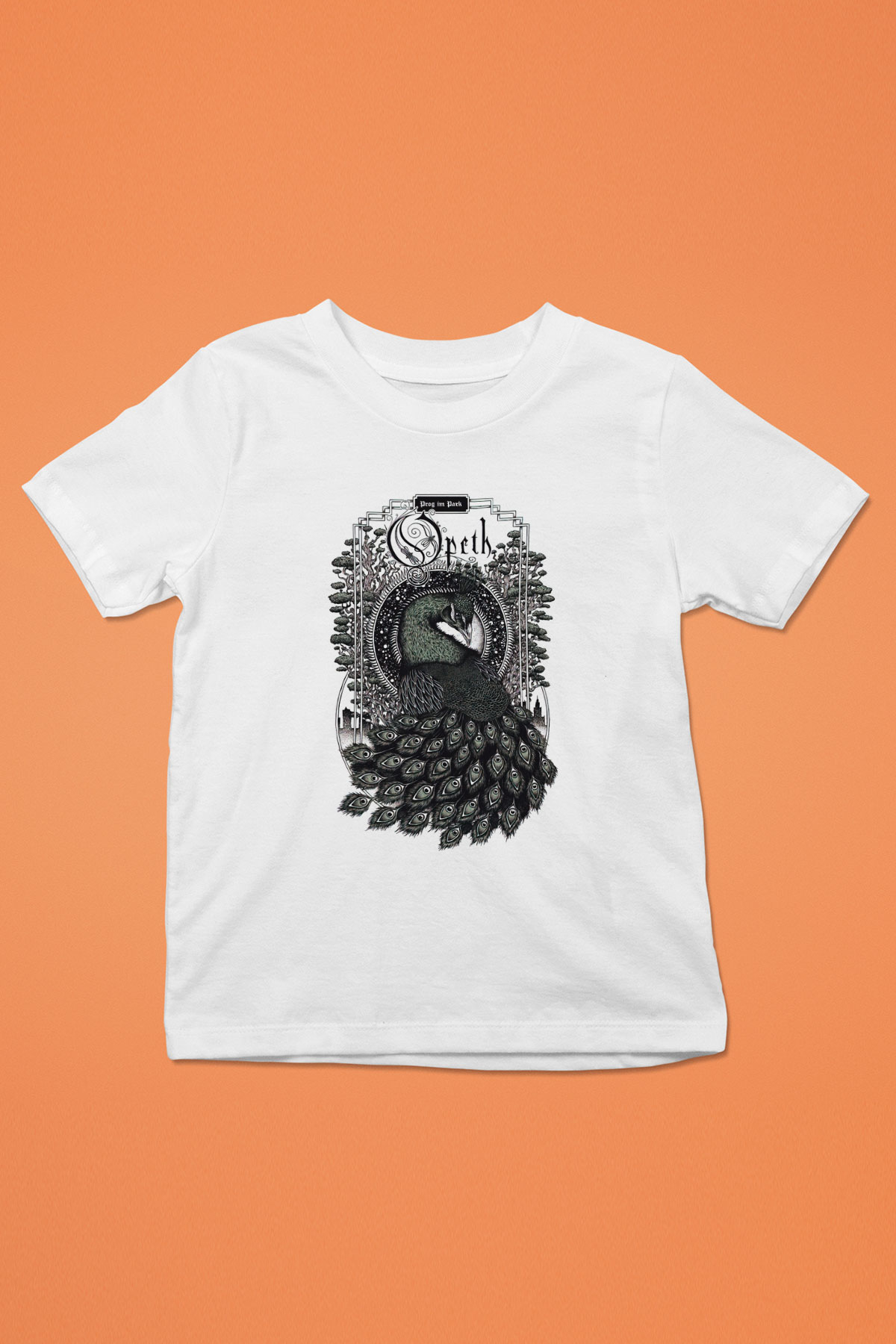 Opeth Baskılı Beyaz Unisex Çocuk Tişört