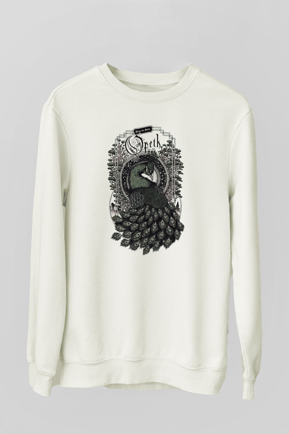 Opeth Beyaz Unisex Sweatshirt