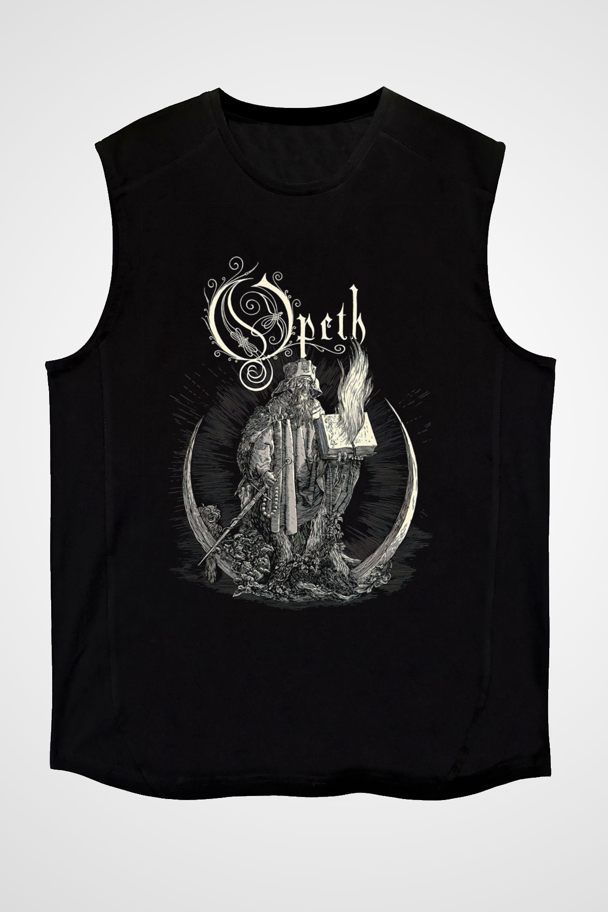 Opeth Siyah Unisex Kolsuz Tişört