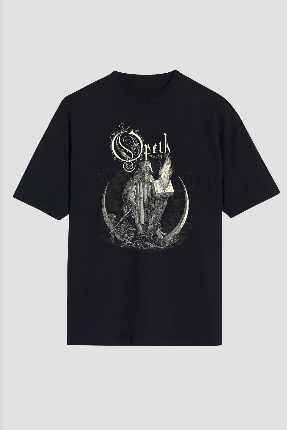 Opeth Siyah Unisex Oversize Tişört T-Shirt