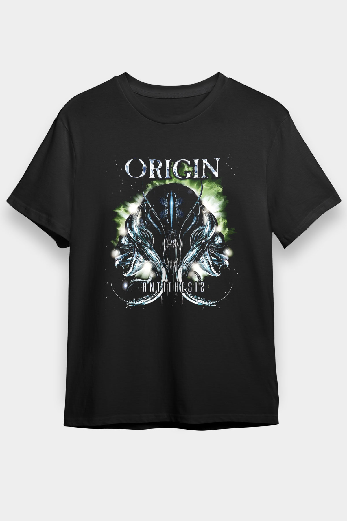 Origin Siyah Unisex Tişört T-Shirt - TişörtFabrikası
