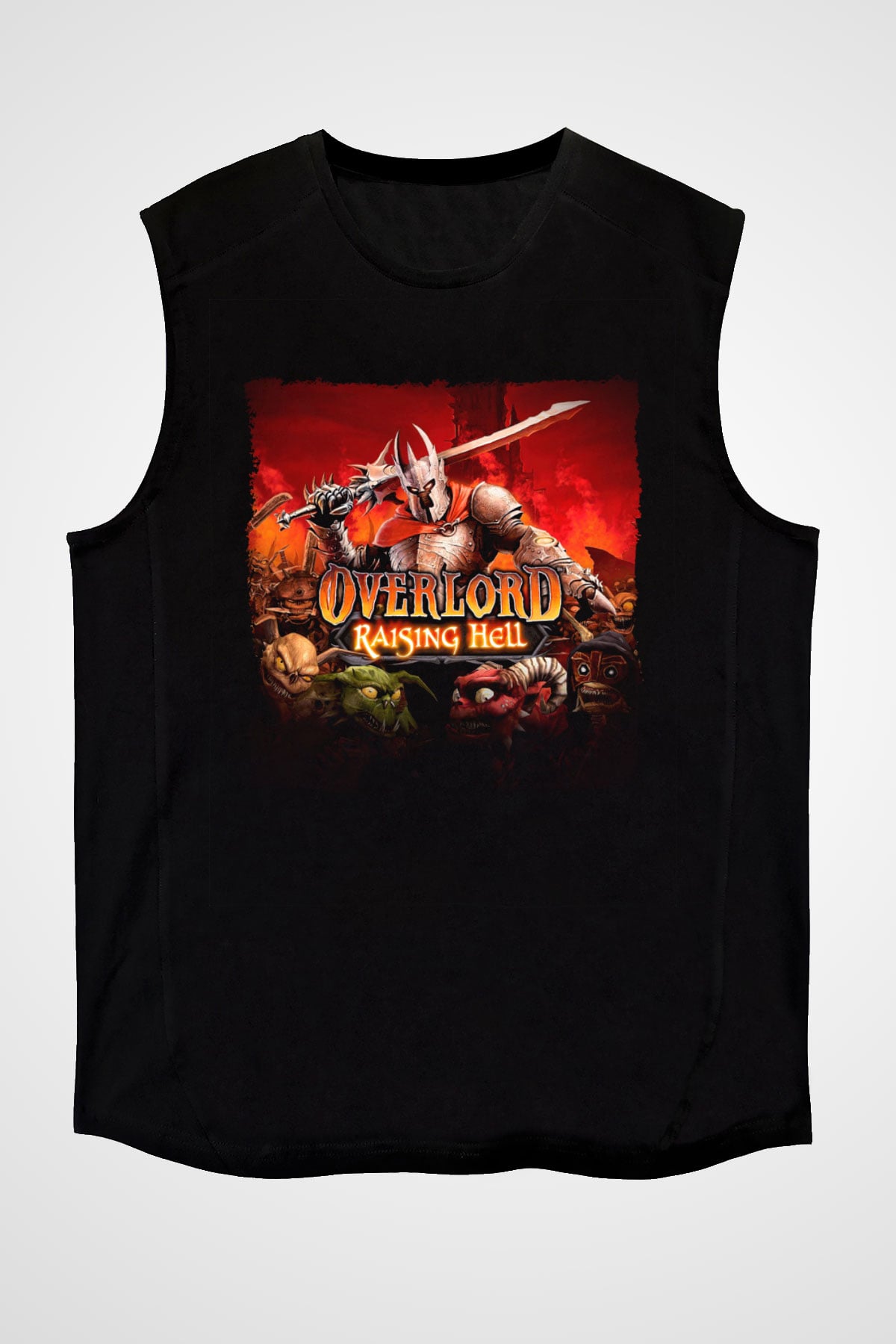 Overlord Siyah Unisex Kolsuz Tişört