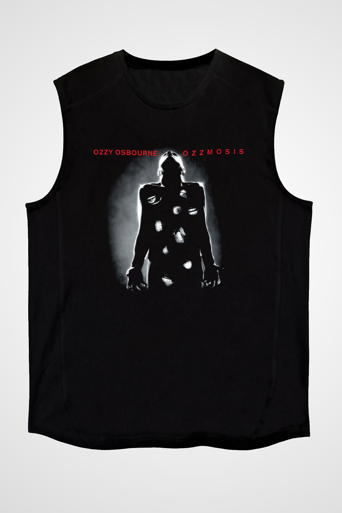 Ozzy Osbourne Siyah Unisex Kolsuz Tişört