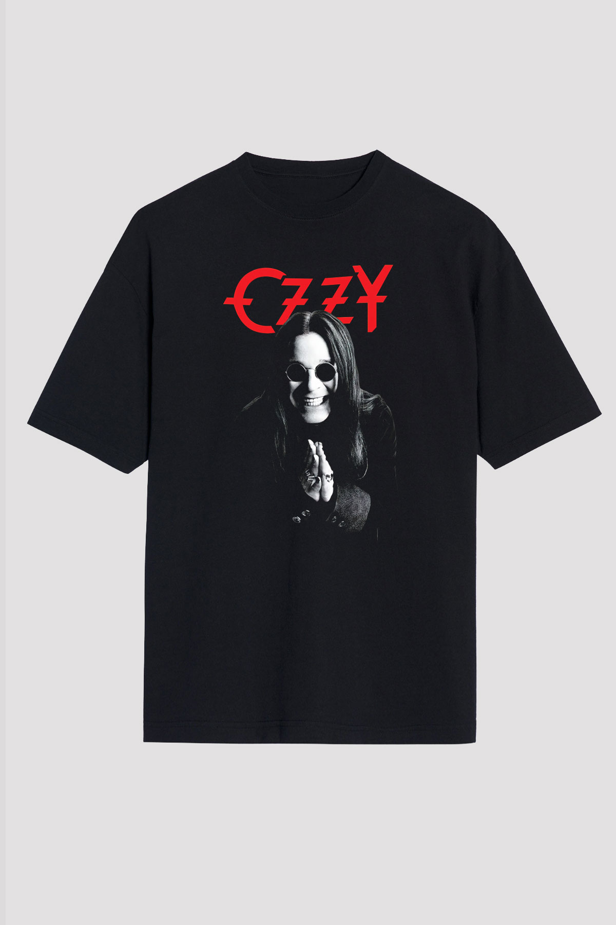 Ozzy Osbourne Siyah Unisex Oversize Tişört T-Shirt