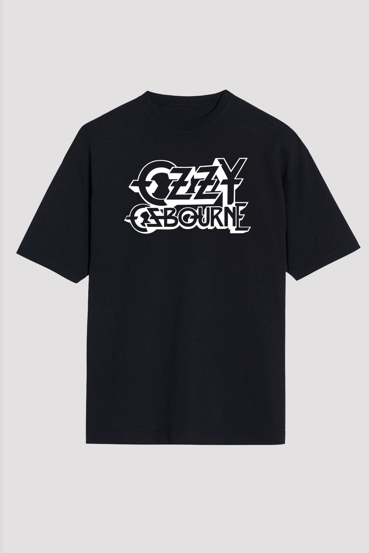 Ozzy Osbourne Siyah Unisex Oversize Tişört T-Shirt