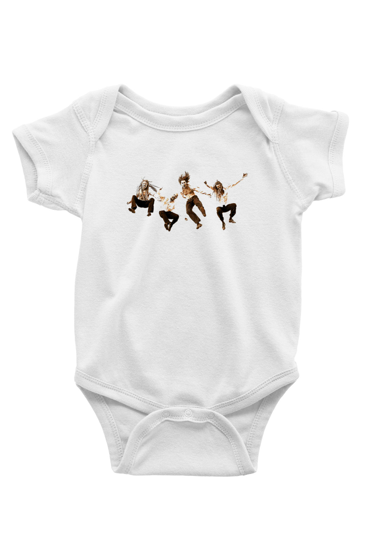 Pain Of Salvation Baskılı Beyaz Unisex Bebek Body - Zıbın