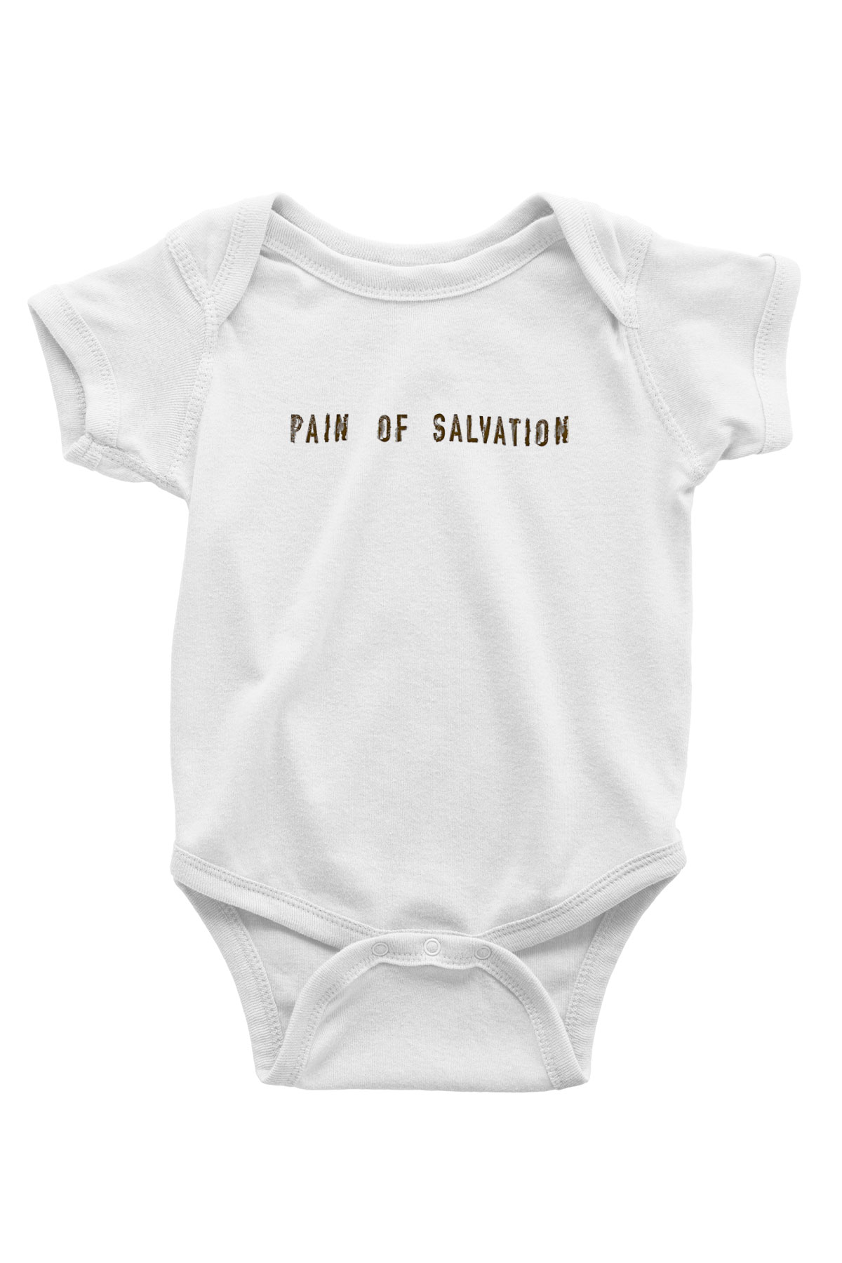 Pain Of Salvation Baskılı Beyaz Unisex Bebek Body - Zıbın