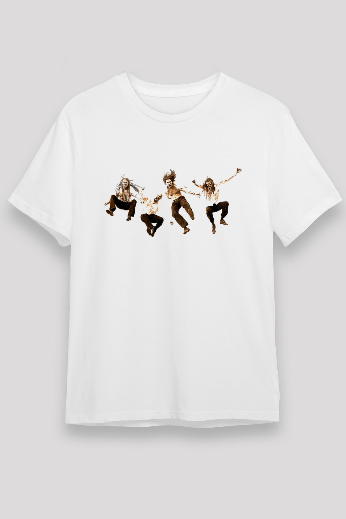 Pain Of Salvation Baskılı Unisex Beyaz Tişört - Tshirt