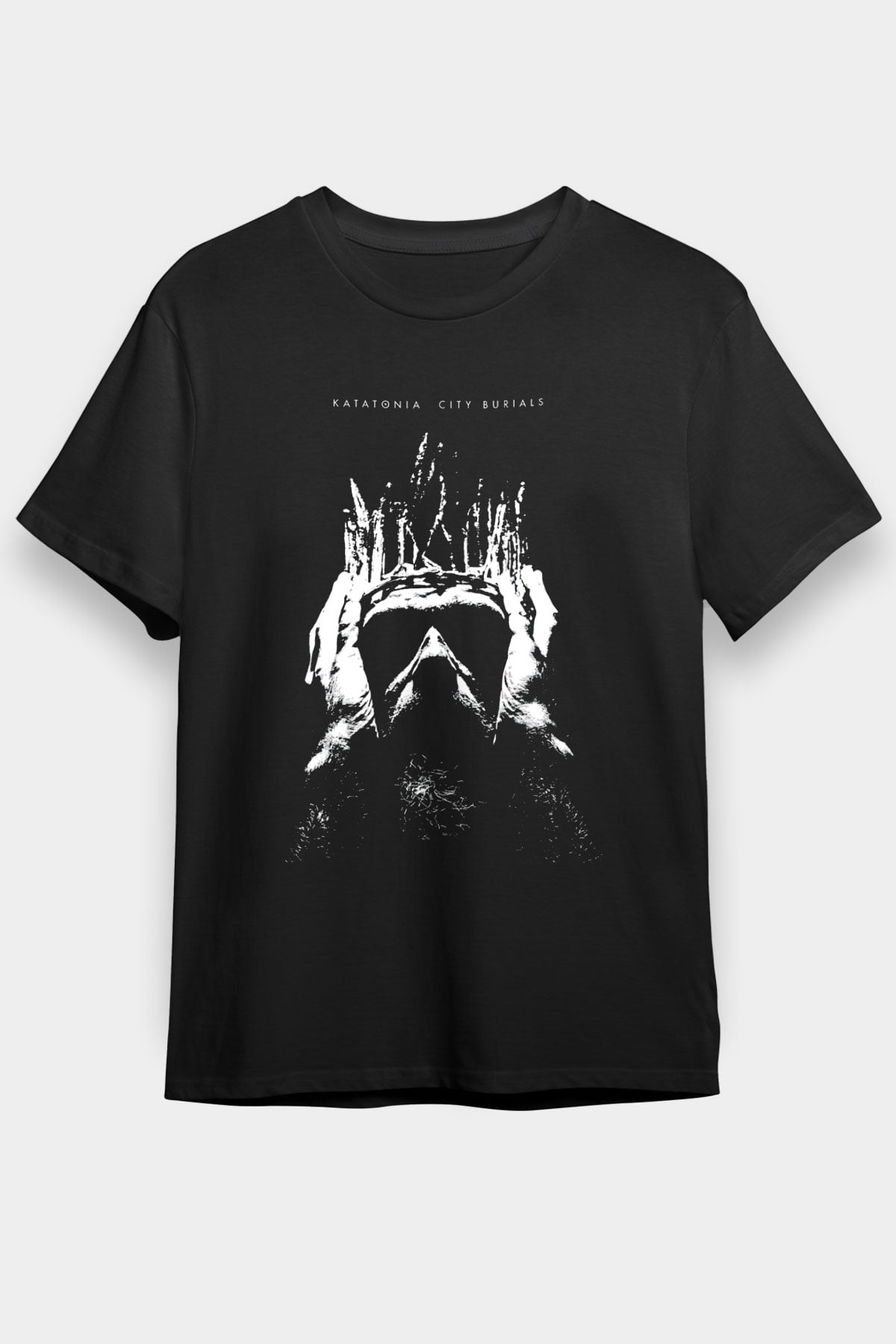 Pain Of Salvation Baskılı Unisex Siyah Tişört - Tshirt