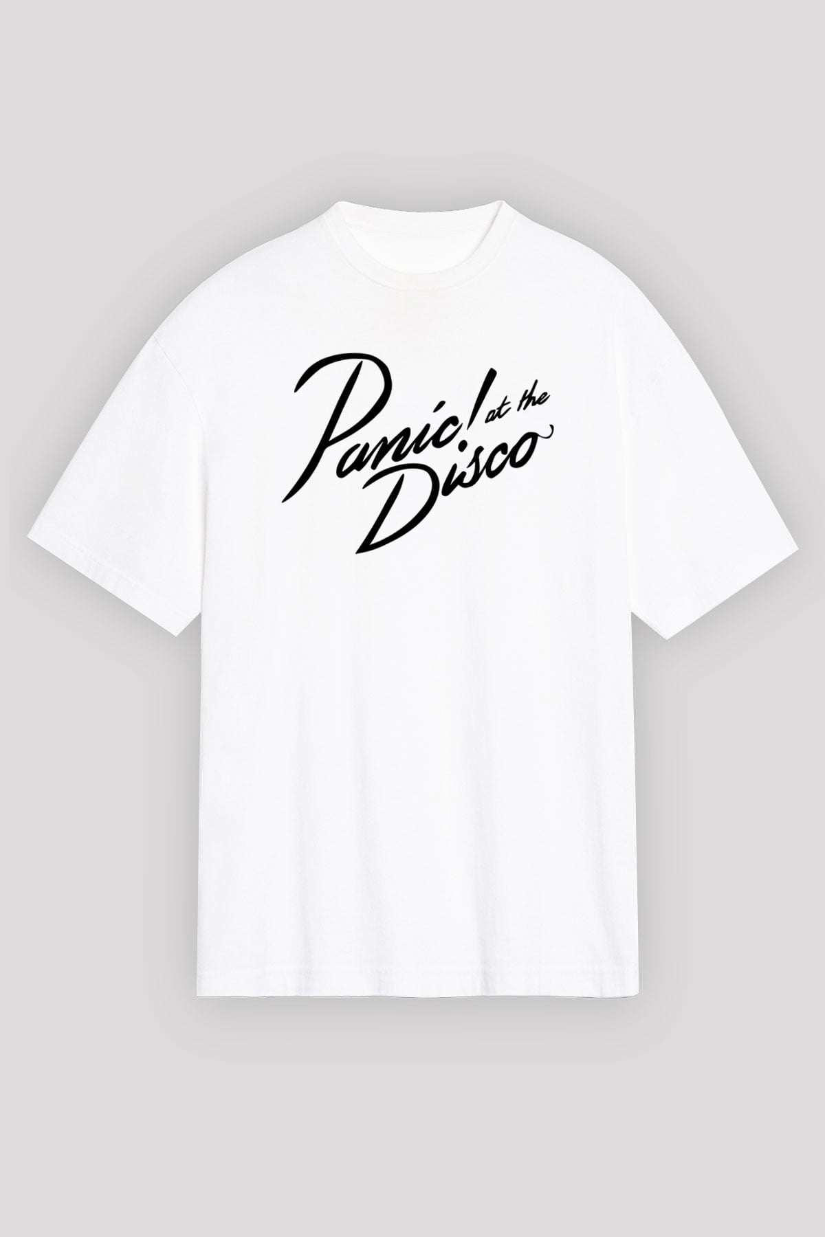 Panic at the Disco Beyaz Unisex Oversize Tişört T-Shirt