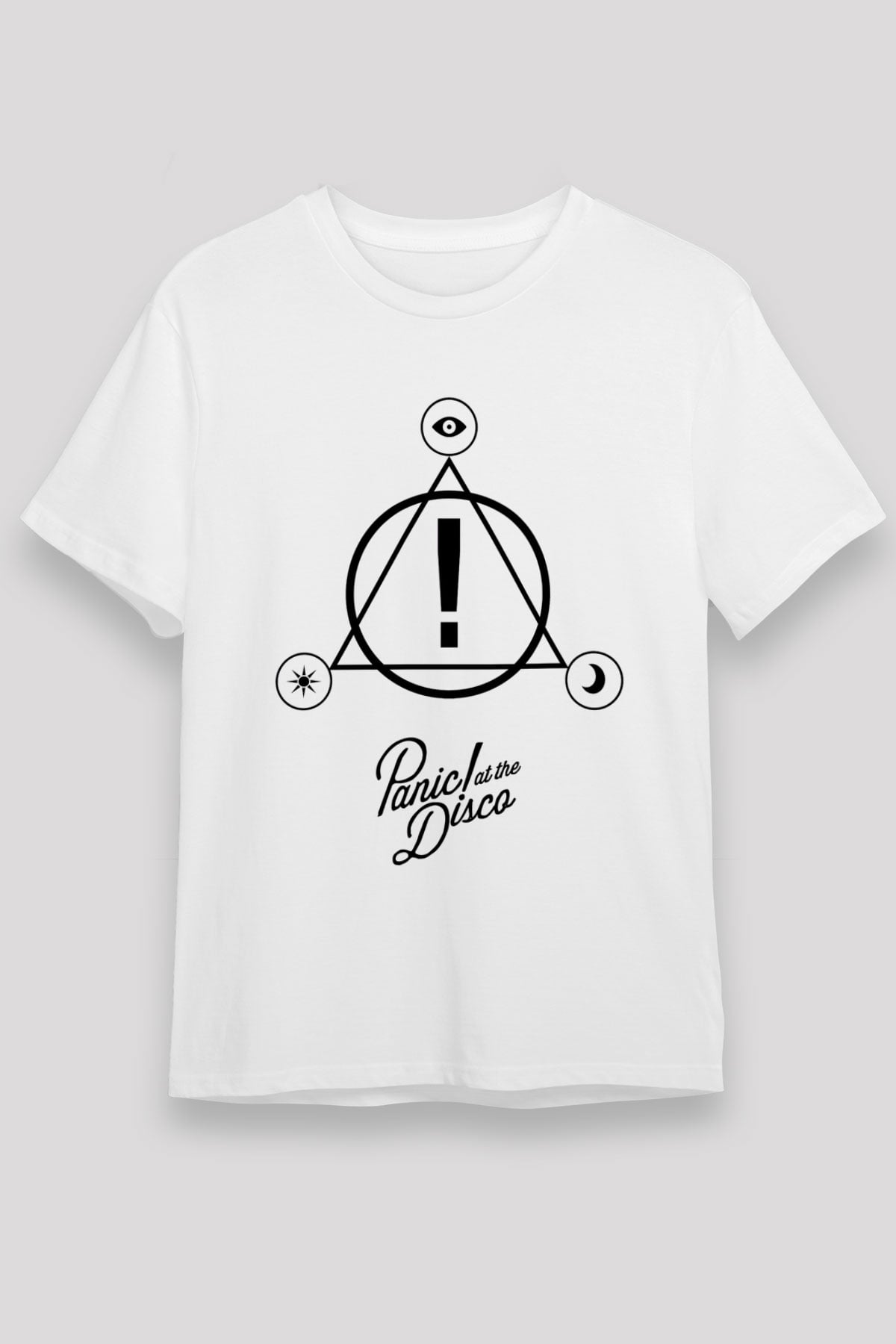 Panic at the Disco Beyaz Unisex Tişört T-Shirt - TişörtFabrikası
