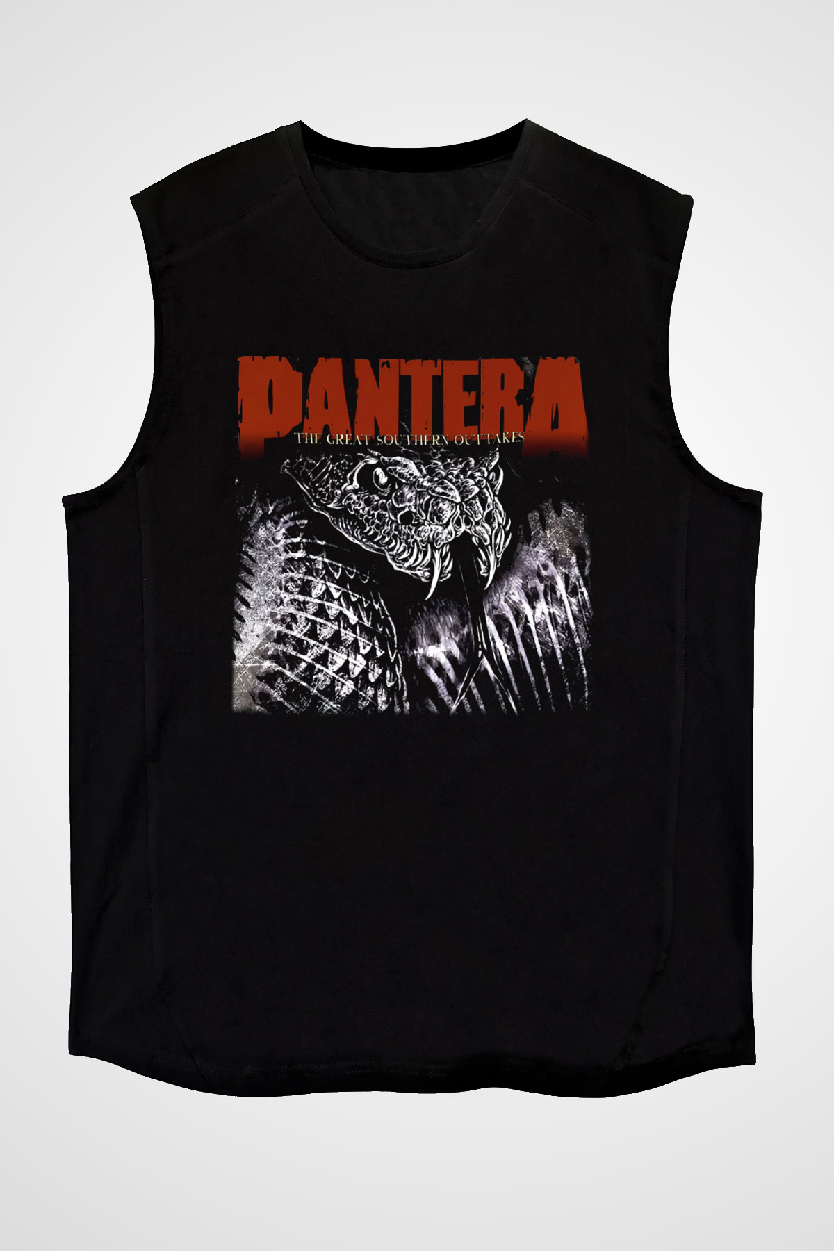 Pantera Siyah Unisex Kolsuz Tişört