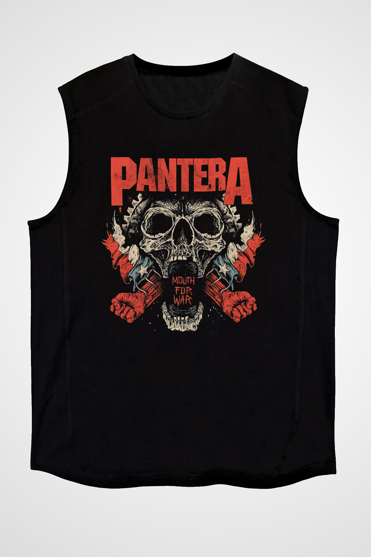 Pantera Siyah Unisex Kolsuz Tişört