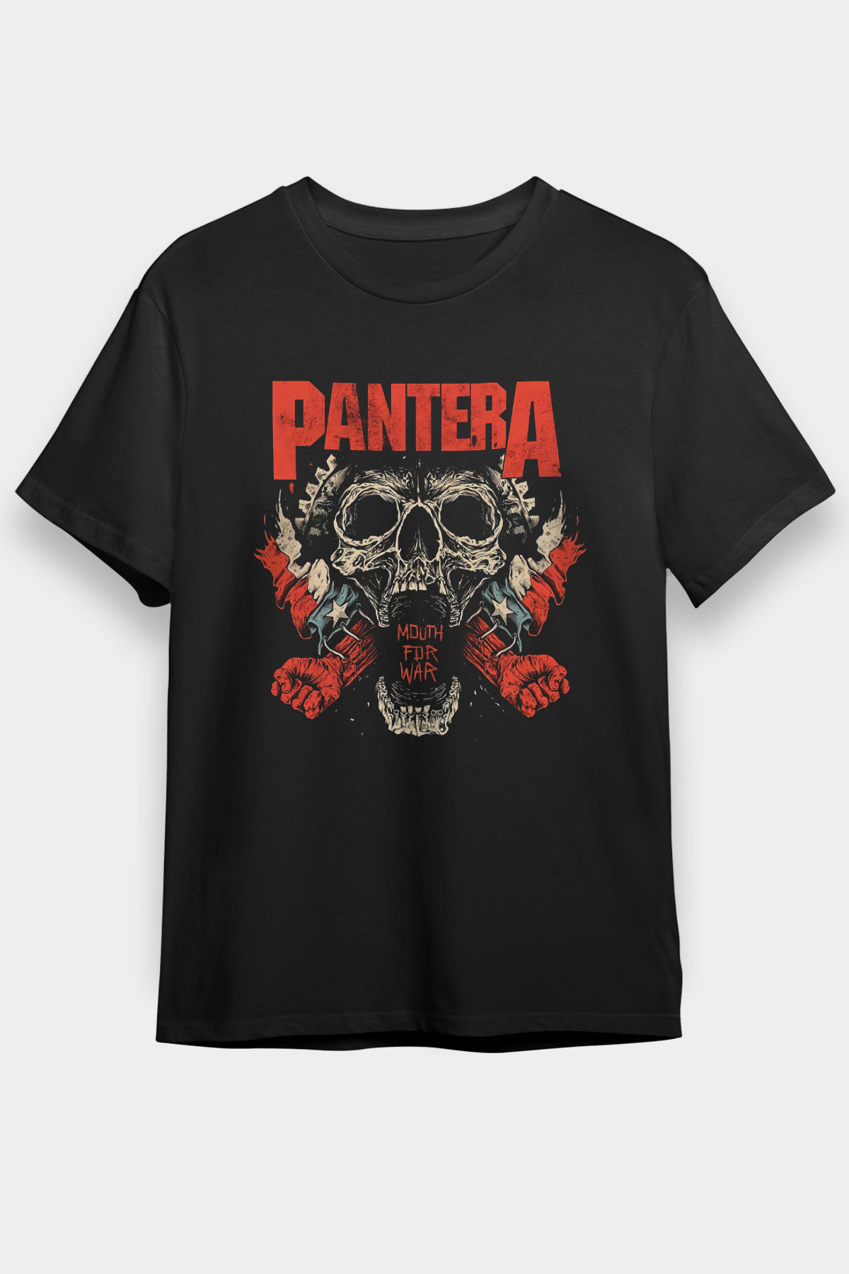 Pantera Siyah Unisex Tişört T-Shirt - TişörtFabrikası