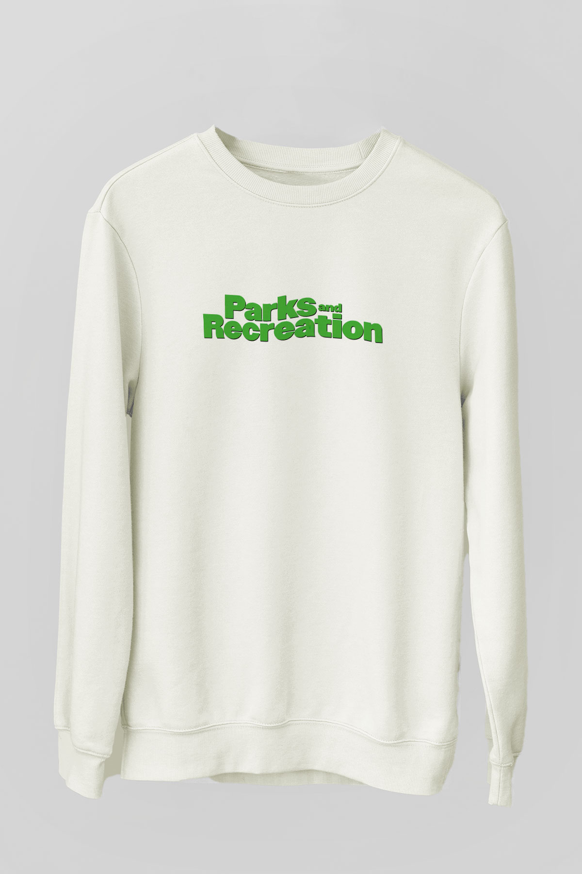 Parks and Recreation Beyaz Unisex Sweatshirt