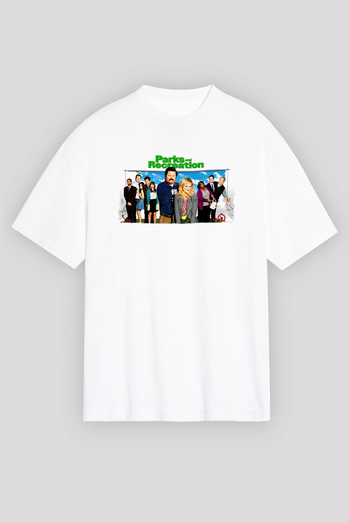 Parks and Recreation Beyaz Unisex Tişört