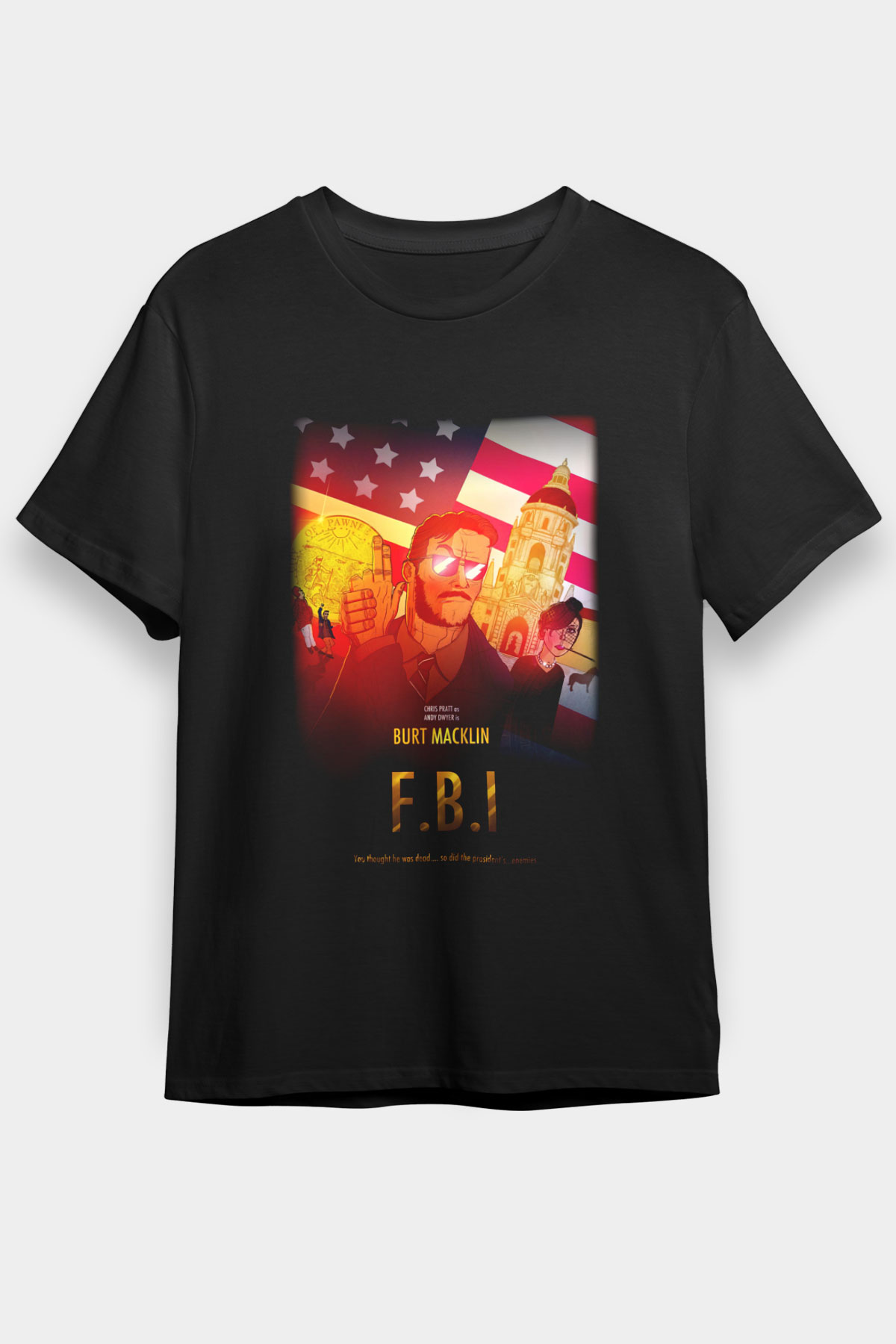 Parks and Recreation Siyah Unisex Tişört