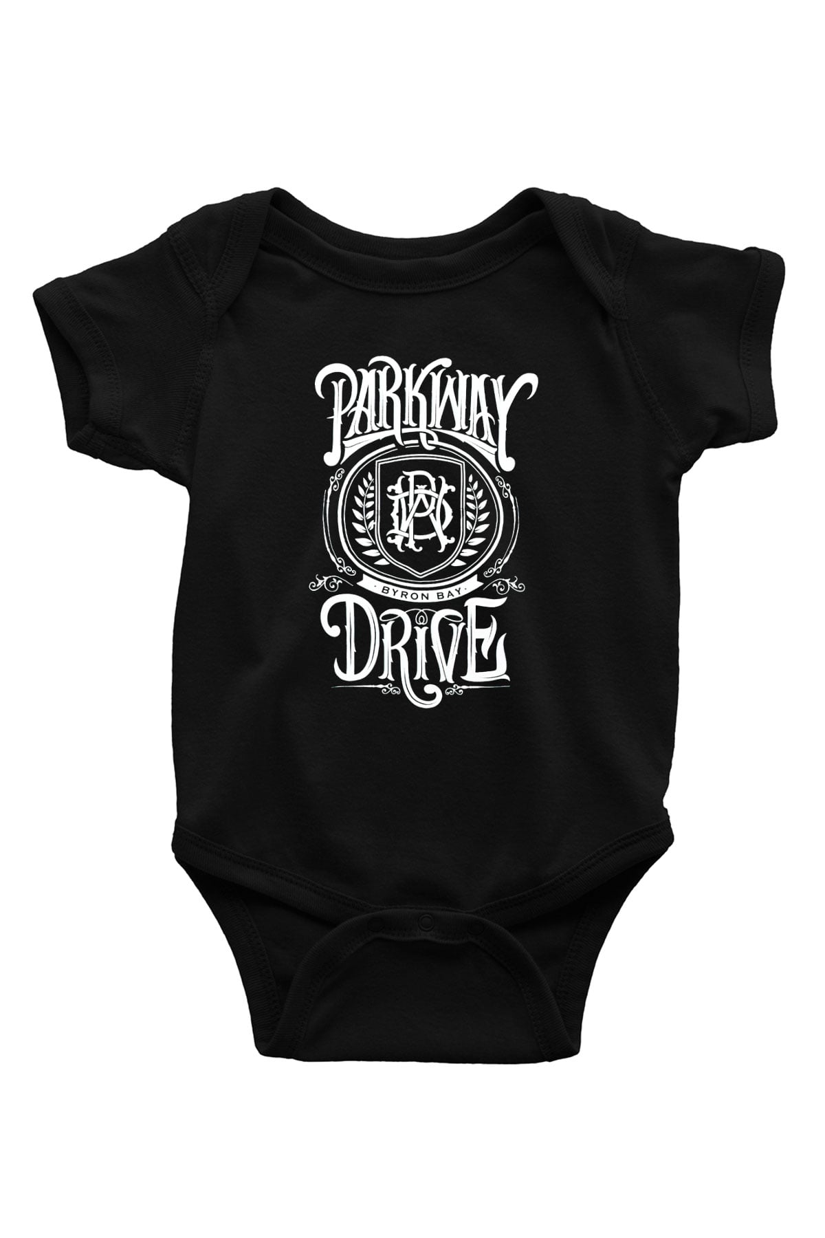 Parkway Drive Baskılı Siyah Bebek Body - Zıbın
