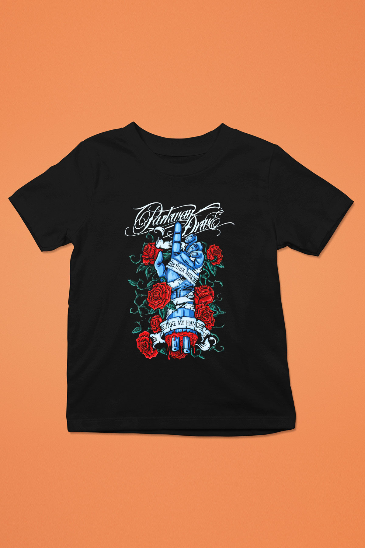 Parkway Drive Baskılı Siyah Unisex Çocuk Tişört