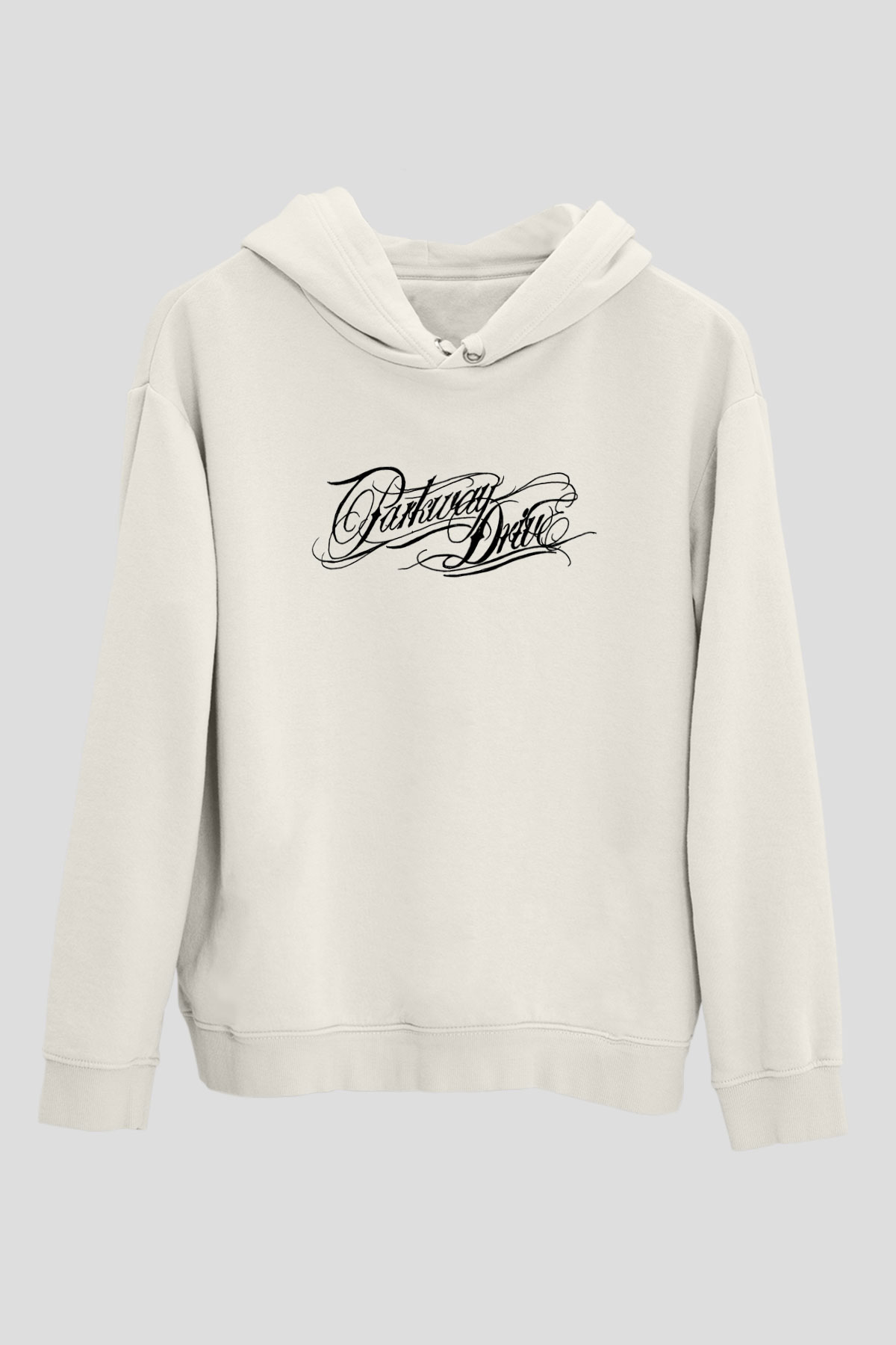 Parkway Drive Beyaz Unisex Kapşonlu Sweatshirt