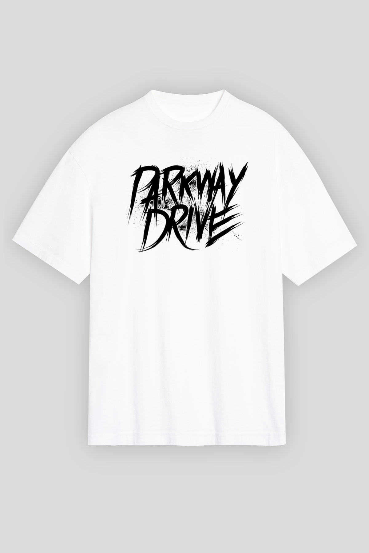 Parkway Drive Beyaz Unisex Oversize Tişört T-Shirt